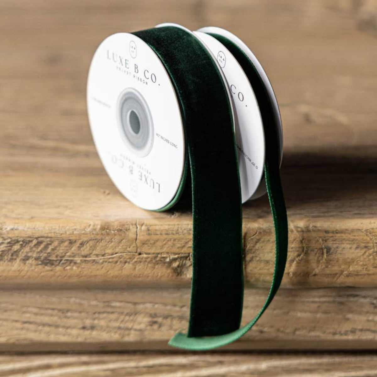 Emerald Velvet Gift Ribbon