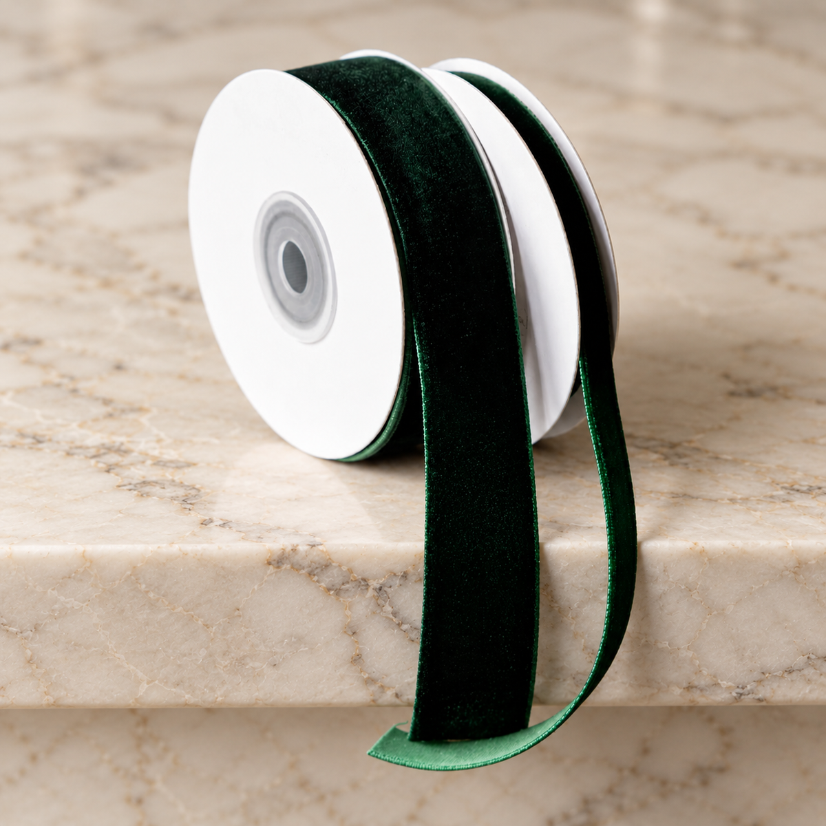 Emerald Velvet Gift Ribbon