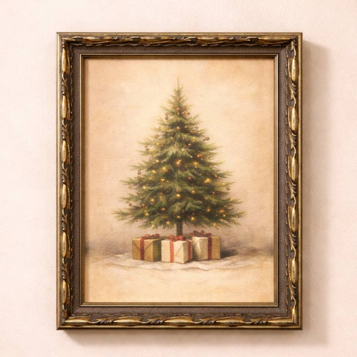 Holiday At The Homestead Framed Wall Art