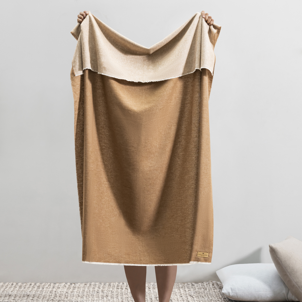 Alpine Cotton Throw Blanket - Pinecone