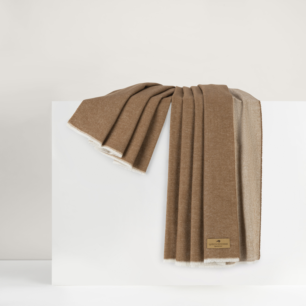 Alpine Cotton Throw Blanket - Pinecone