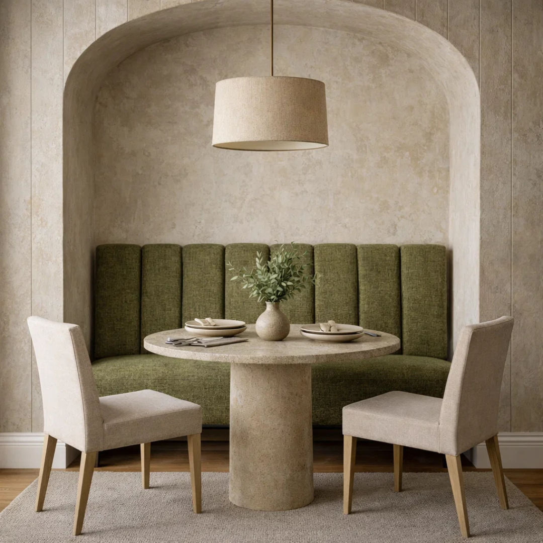 Channel Dining Banquette Bench - Astor Hemlock