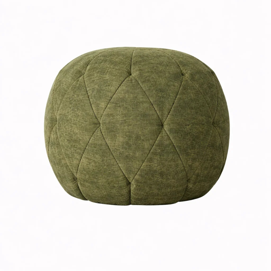 Levis Tufted Ottoman - Astor Hemlock