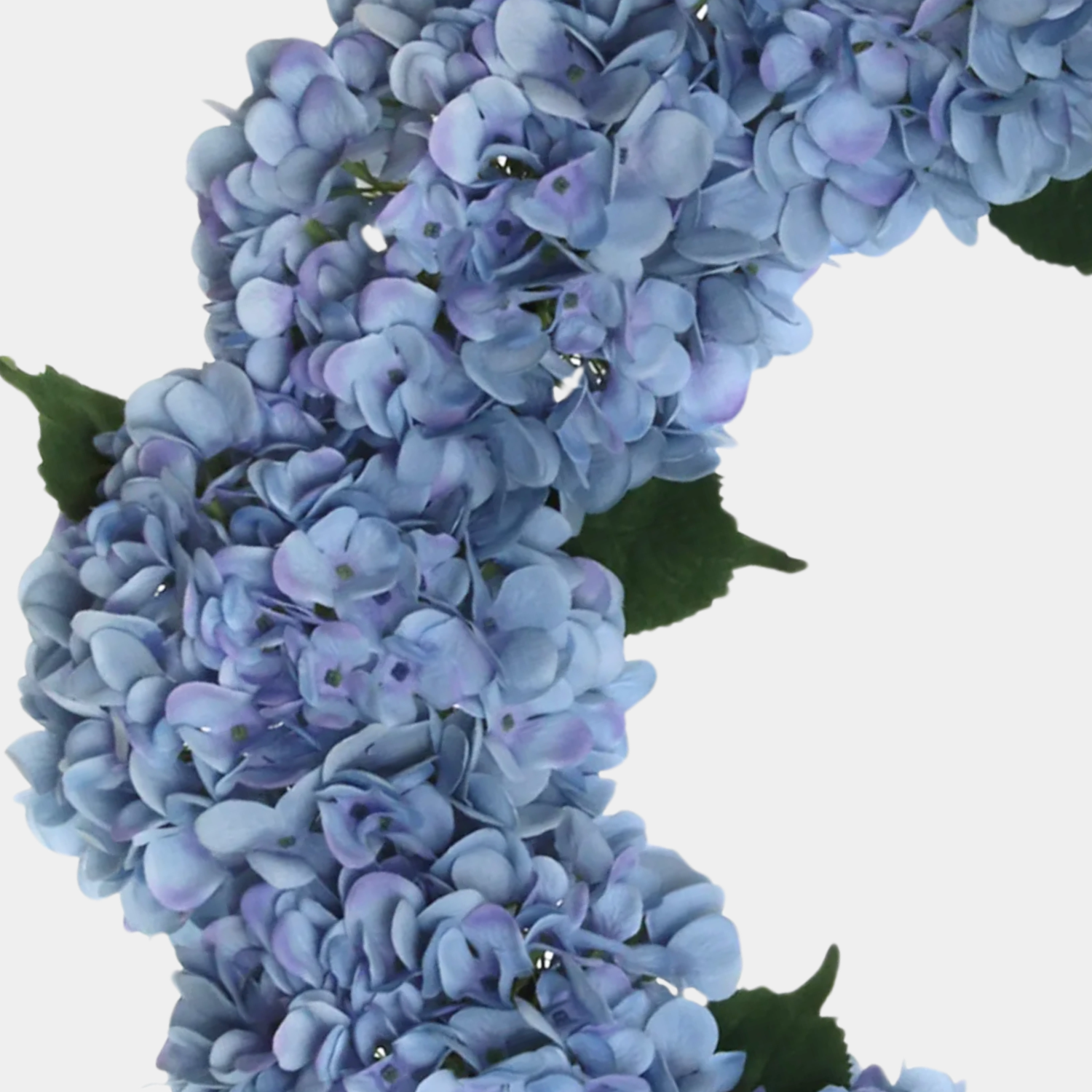 Artificial Blue Hydrangea 24" Wreath