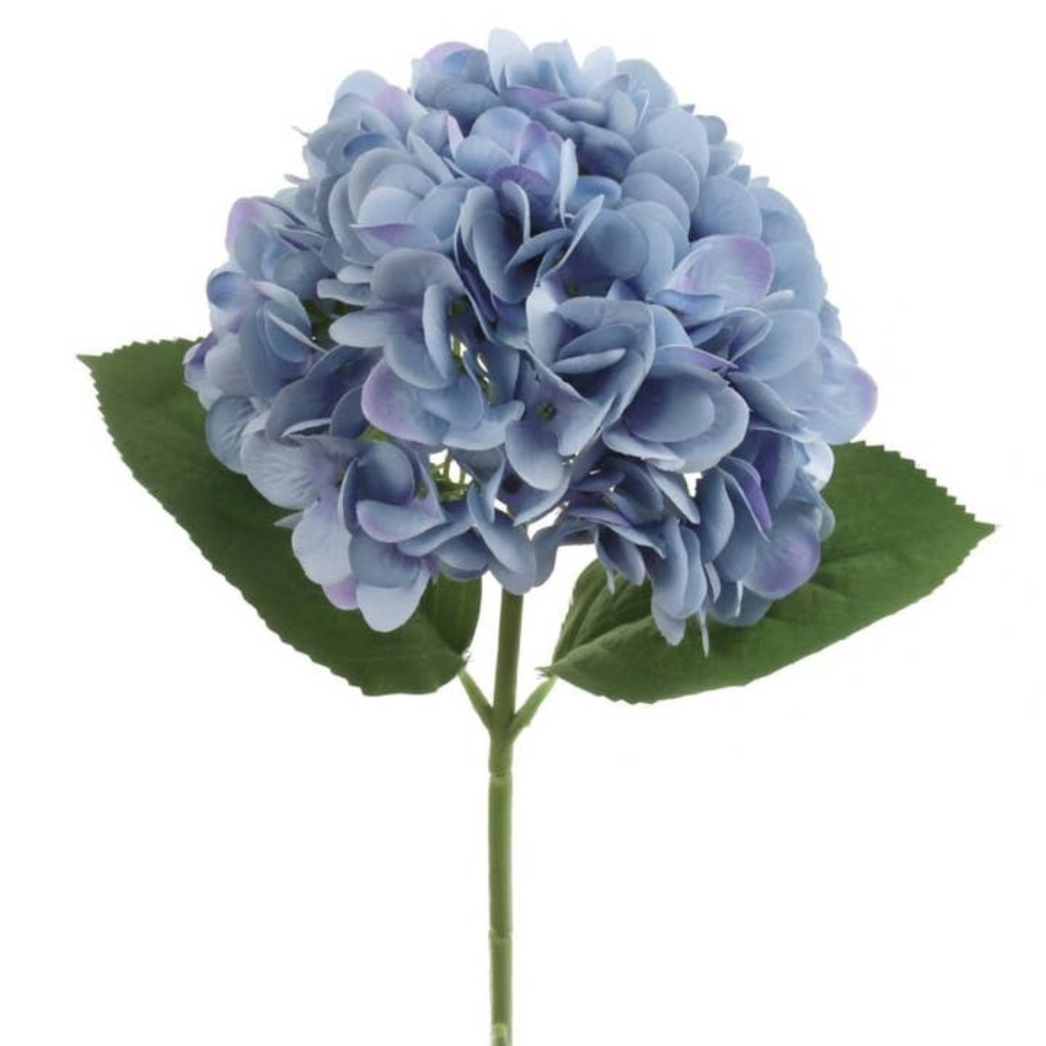 Artificial Hydrangea Stem- Blue