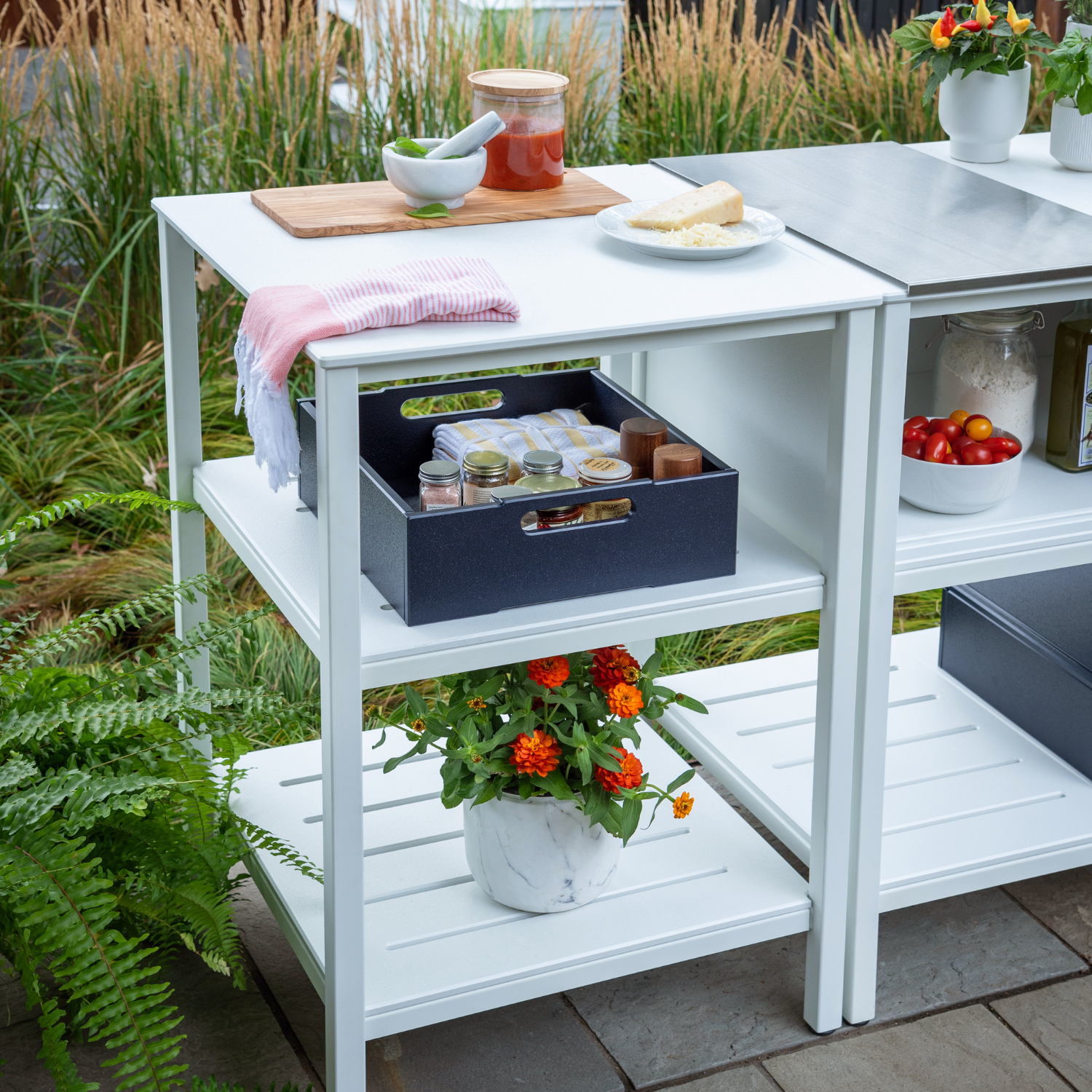 Loll Outdoor A La Carte Square Open Shelf