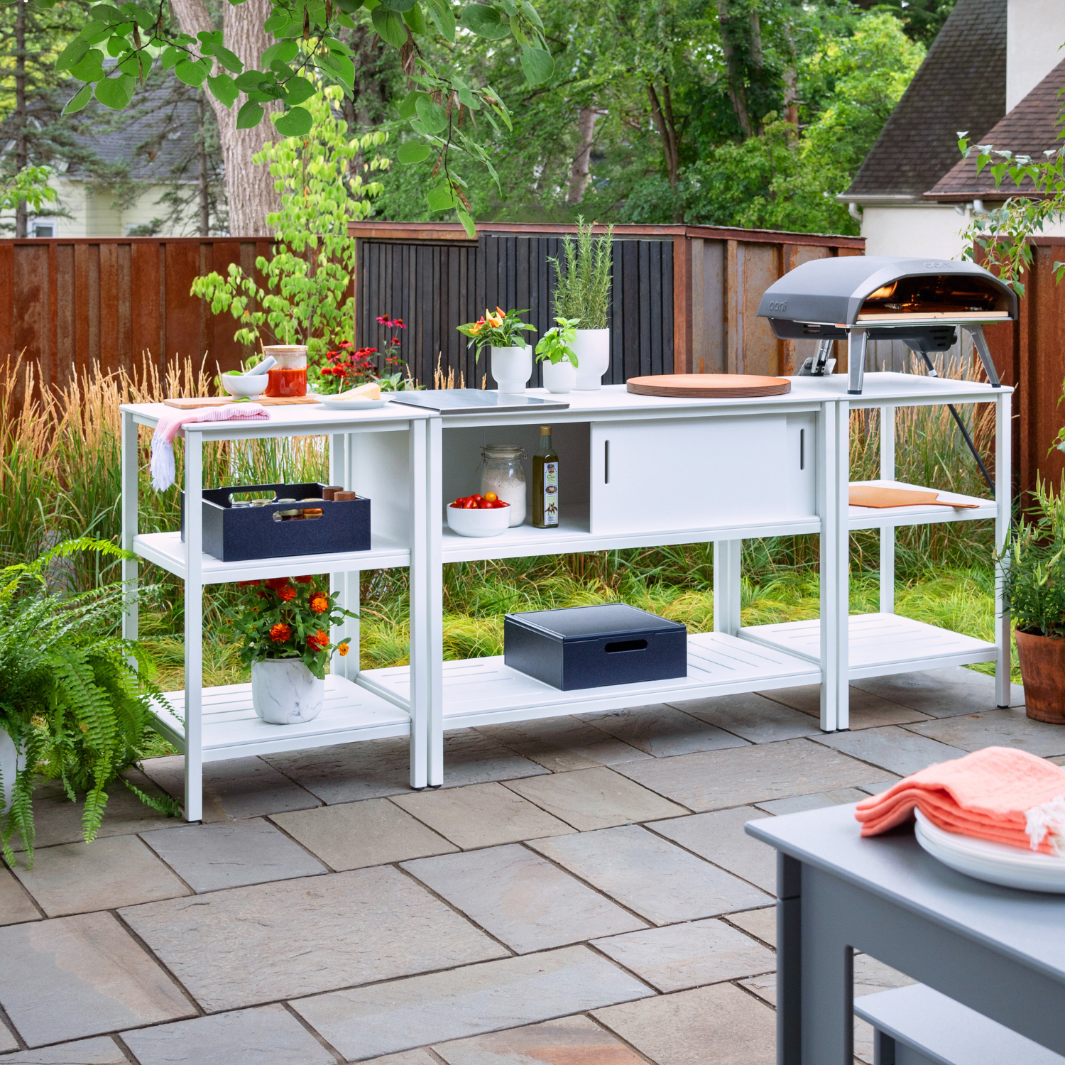 Loll Outdoor A La Carte Square Open Shelf