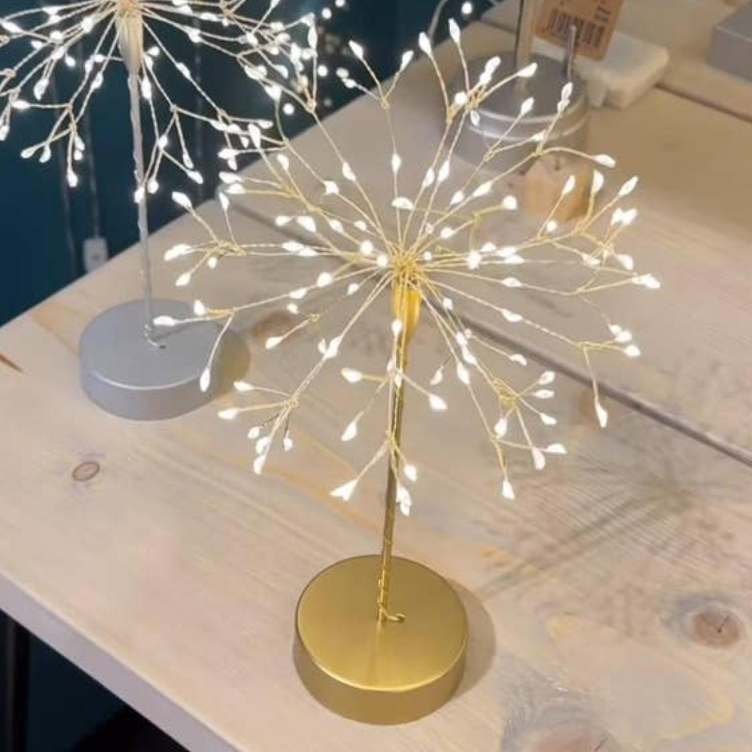 Garden Burst Gold Indoor Table Light