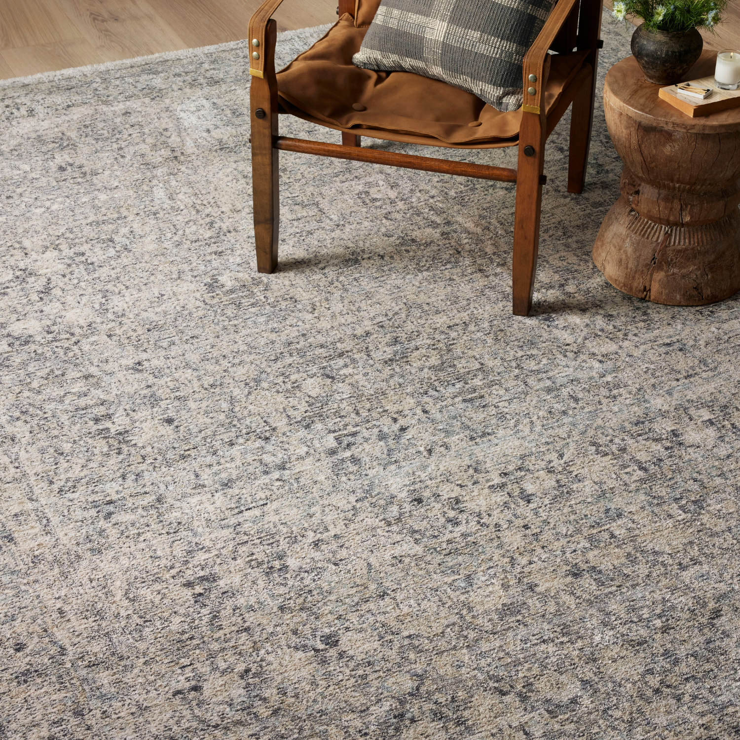 Amber Lewis x Loloi Alie Stone/Mist Rug