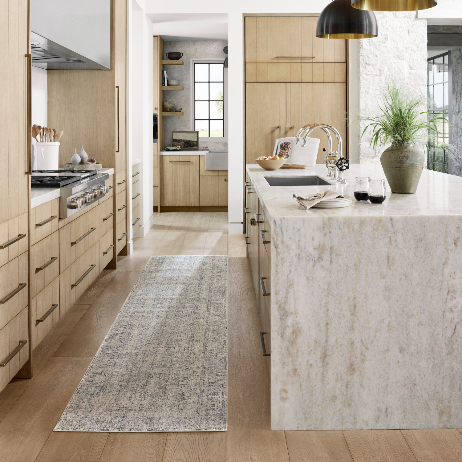 Amber Lewis x Loloi Alie Stone/Mist Rug