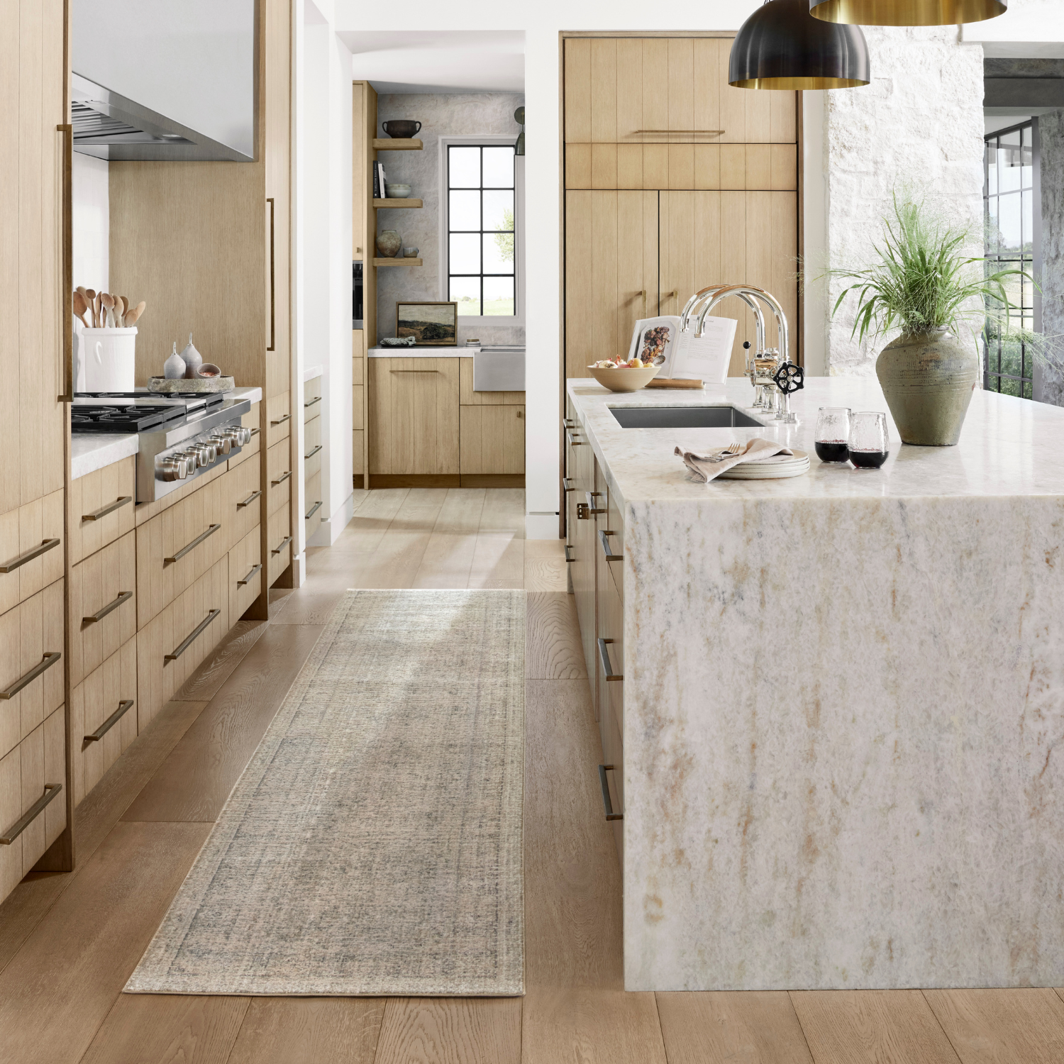 Amber Lewis x Loloi Alie Taupe/Dove Indoor Rug