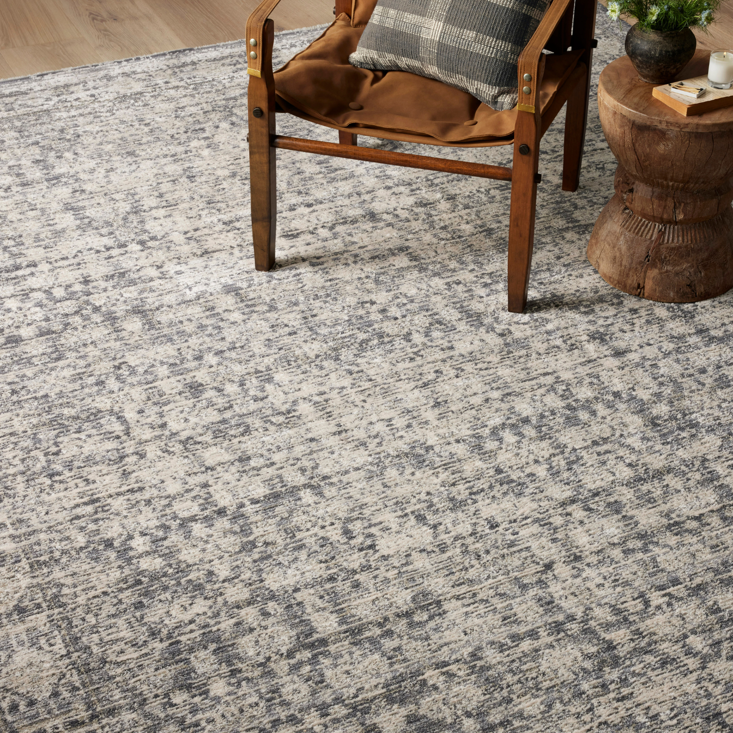 Amber Lewis x Loloi Alie Charcoal/Dove Rug