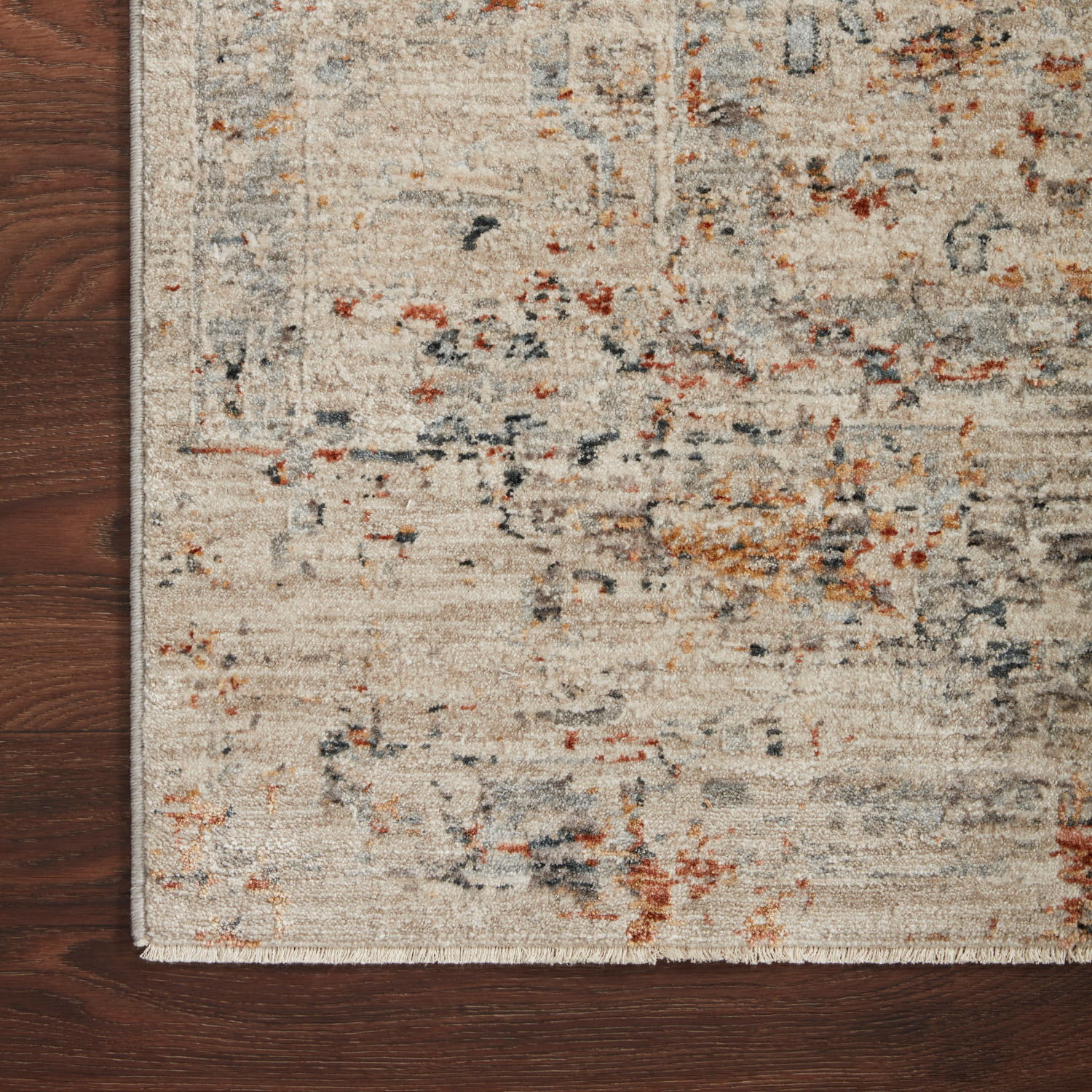 Loloi Axel Silver/Spice Rug