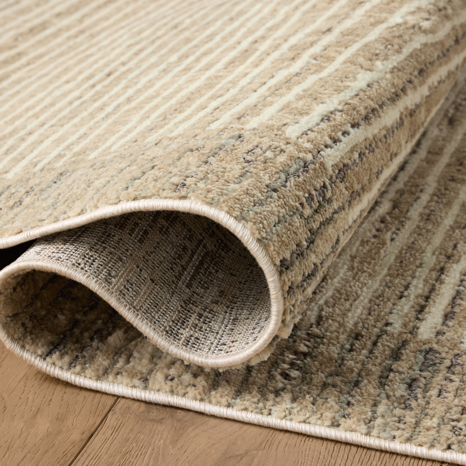 Jeremiah Brent x Loloi Bleecker Sand/Charcoal Rug