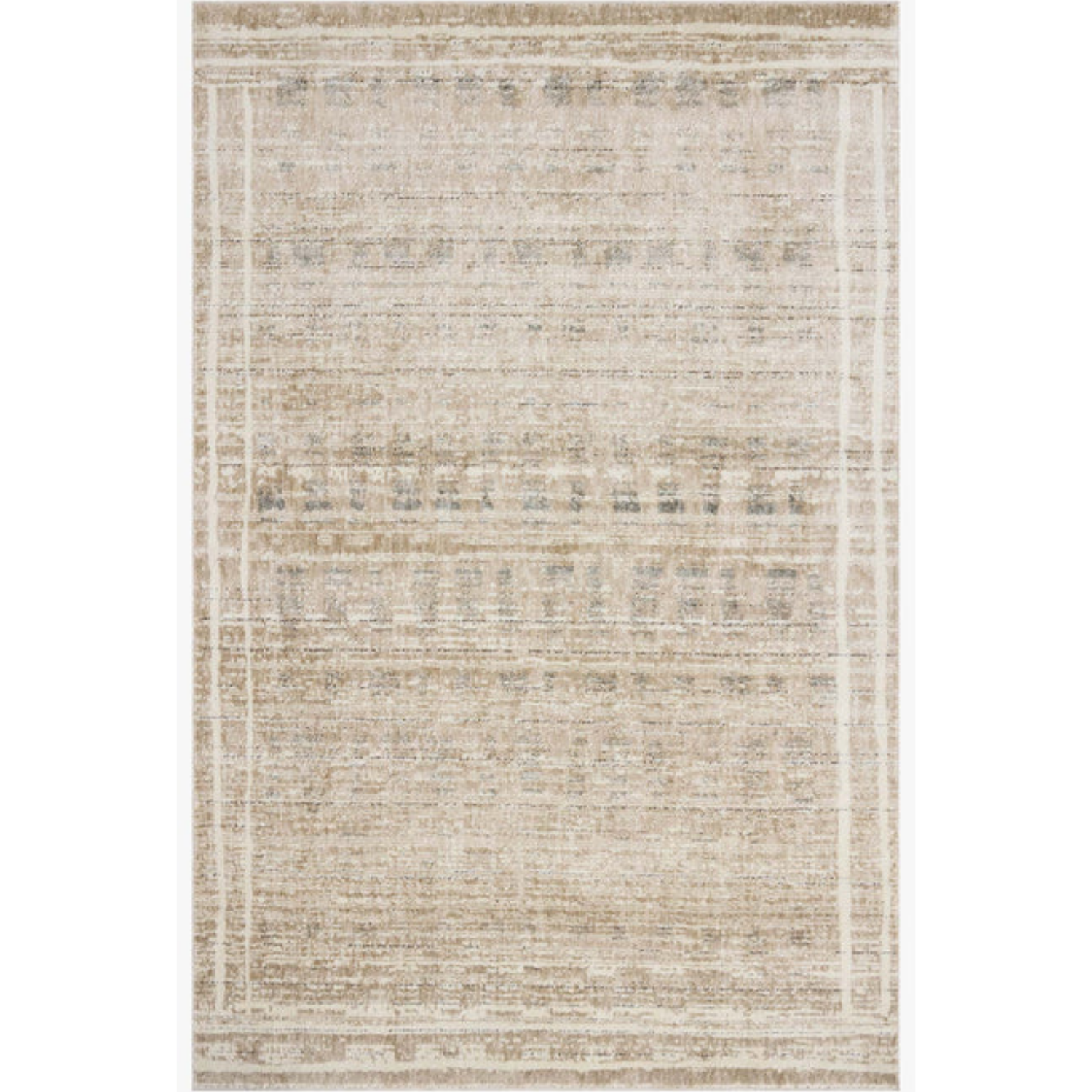 Jeremiah Brent x Loloi Bleecker Khaki/Natural Rug