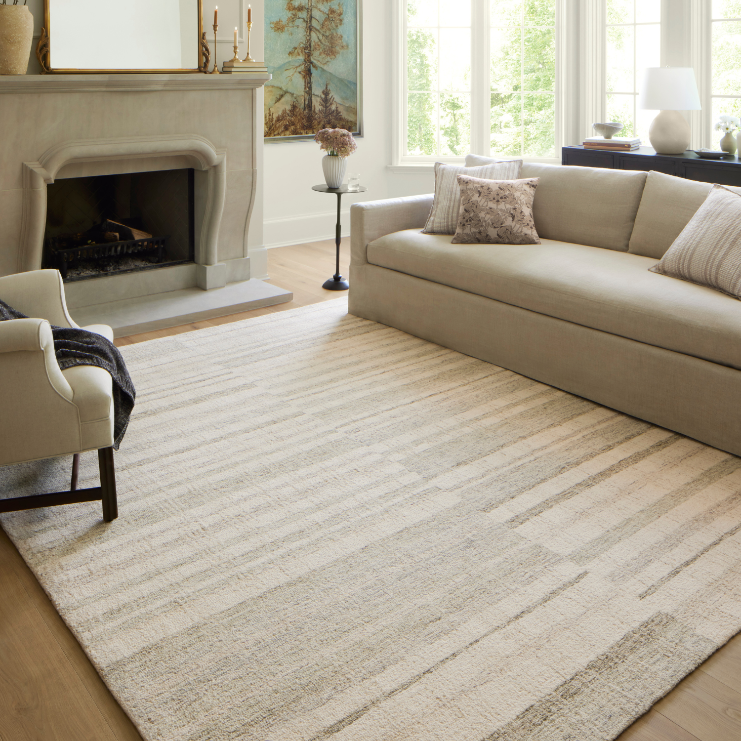 Chris Loves Julia x Loloi Chris Natural/Sage Indoor Rug