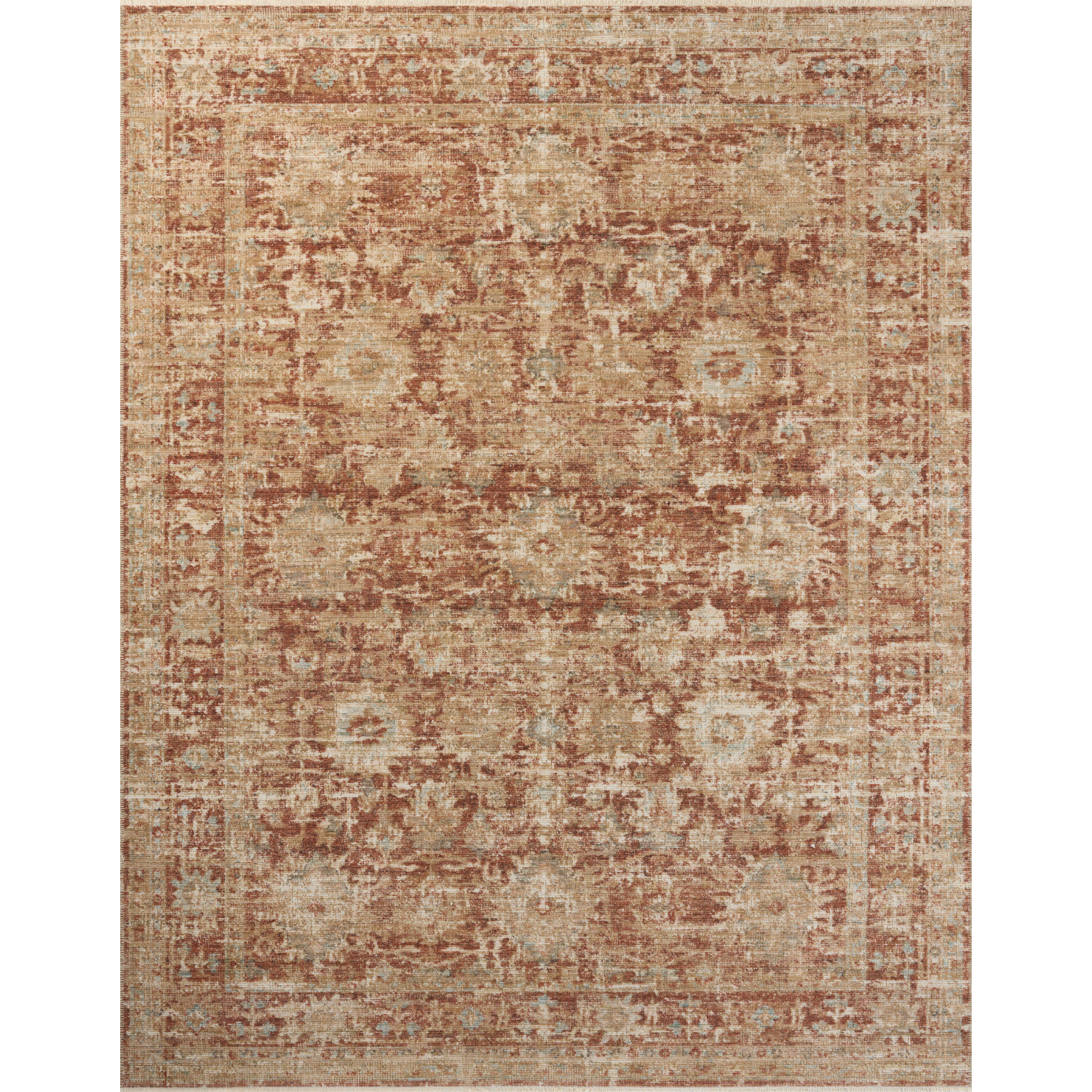 Loloi Heritage Brick & Multi Indoor Rug