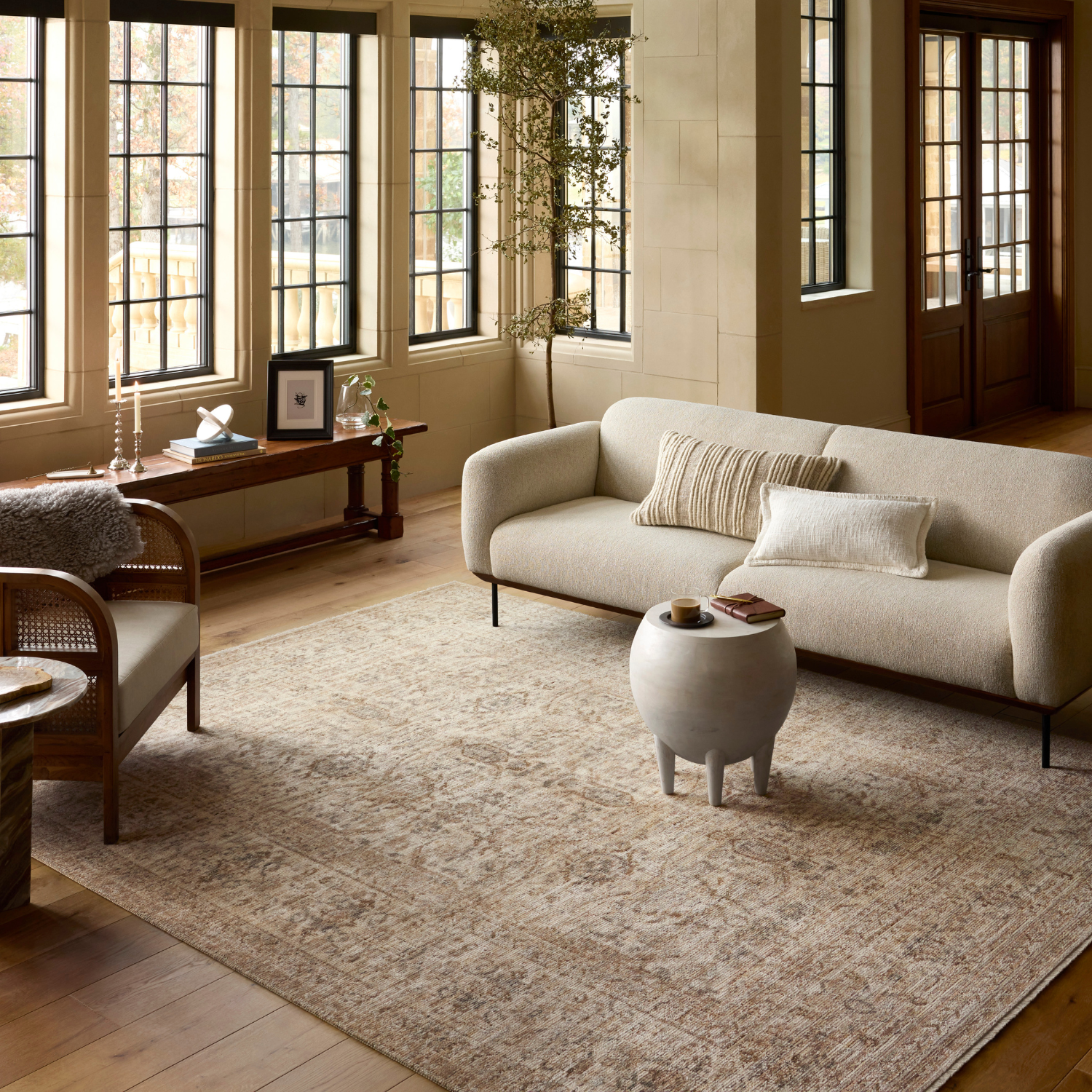 Loloi Heritage Ivory & Natural Indoor Rug