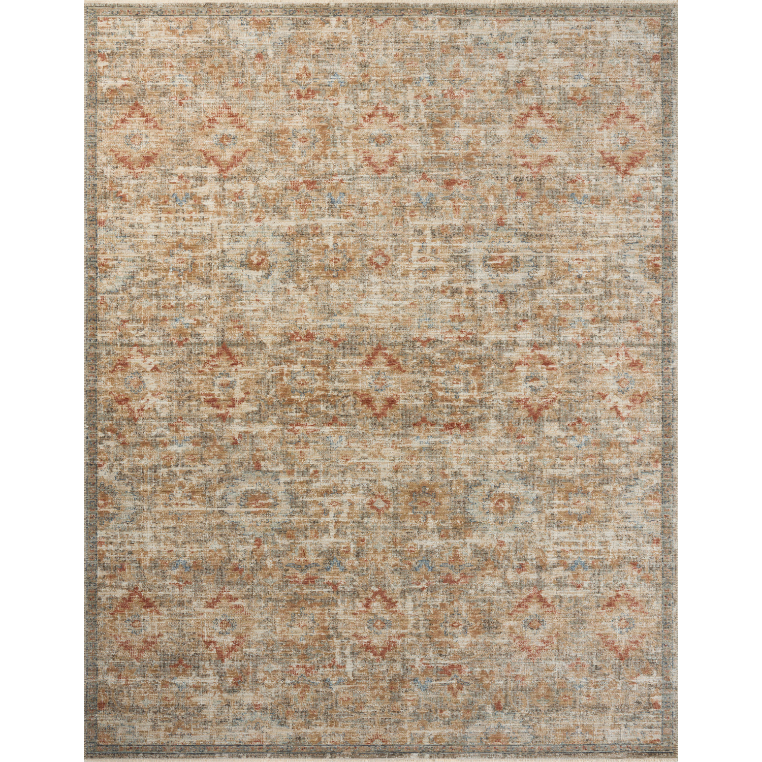 Loloi Heritage Grey & Sunset Indoor Rug