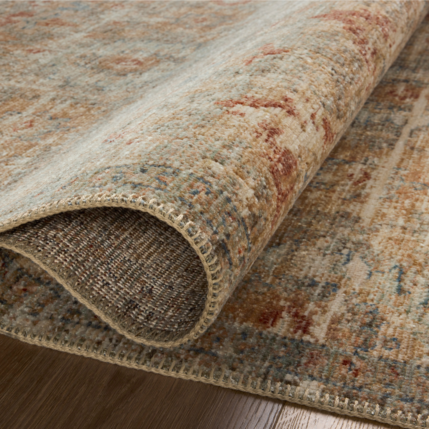 Loloi Heritage Grey & Sunset Indoor Rug