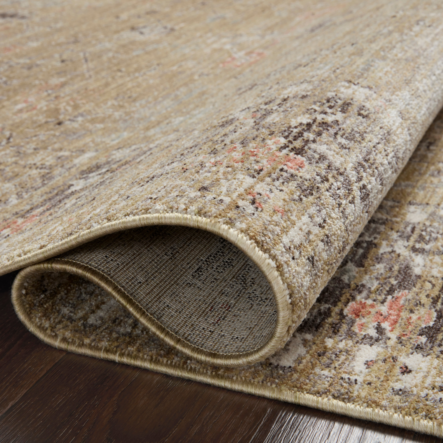 Magnolia Home x Loloi Millie Gold/Charcoal Rug
