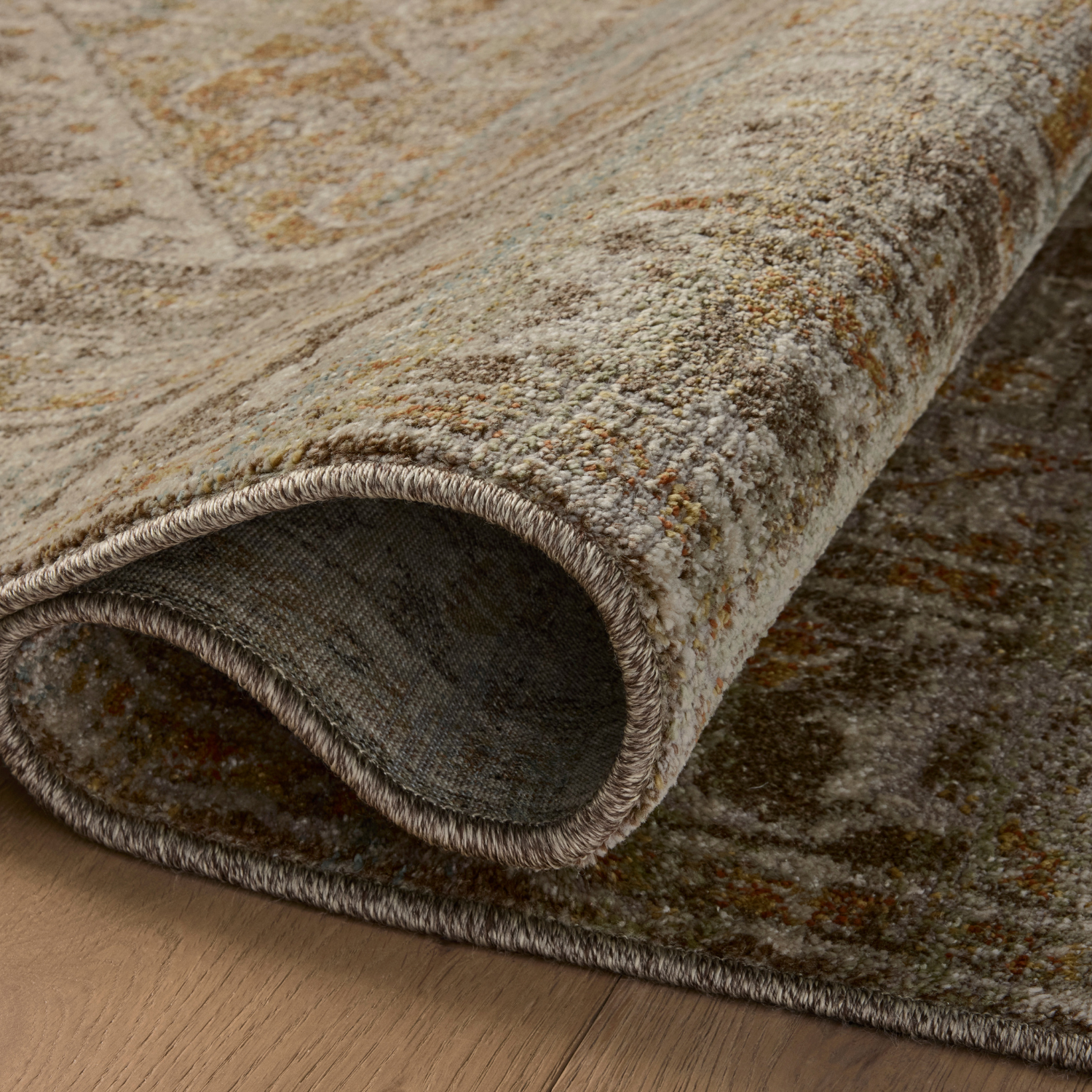 Magnolia Home x Loloi Mona Bark/Sunrise Rug