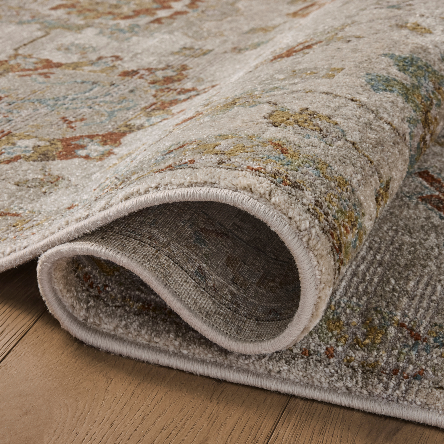 Magnolia Home x Loloi Mona Oatmeal/Multi