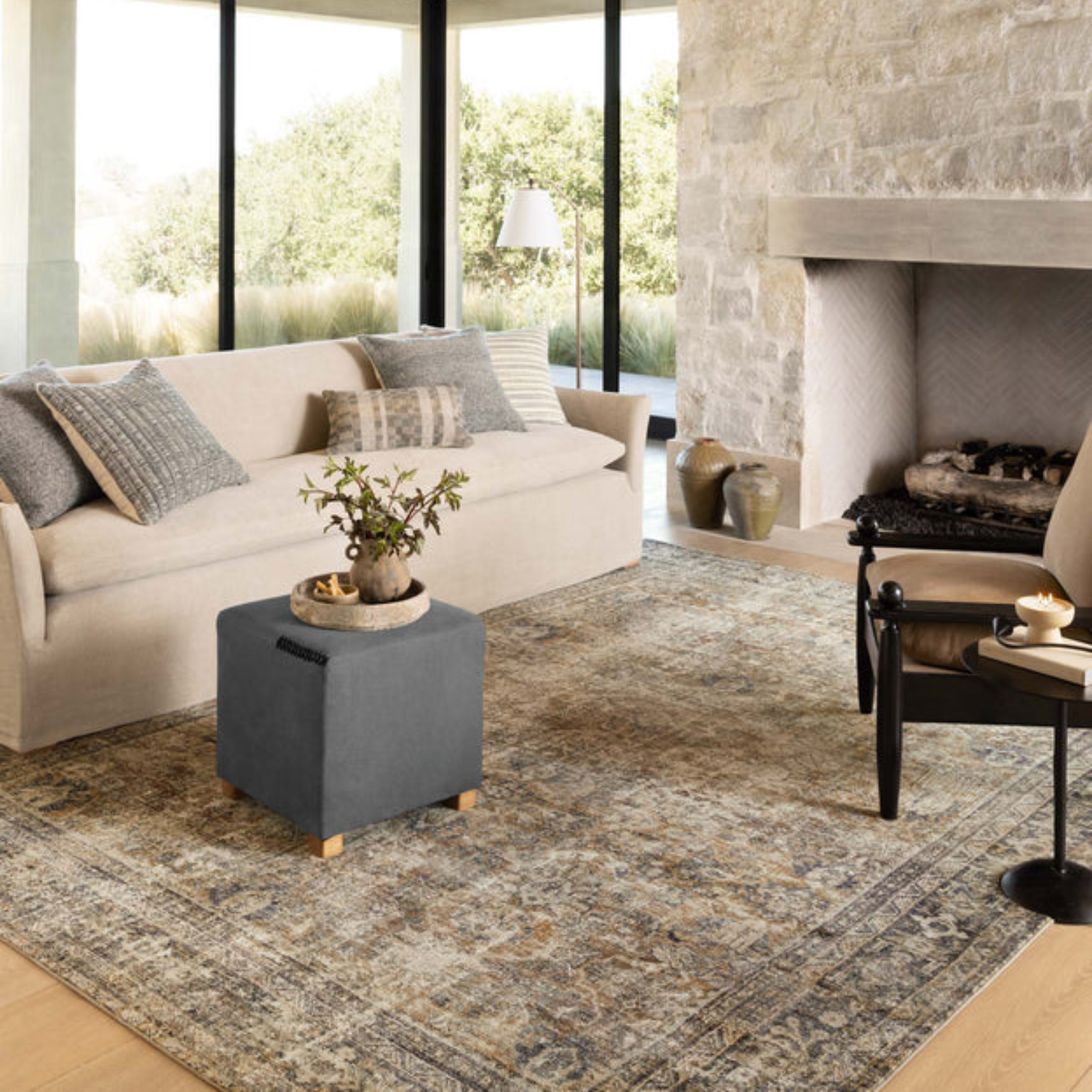 Amber Lewis x Loloi Georgie Sunset/Ink Rug