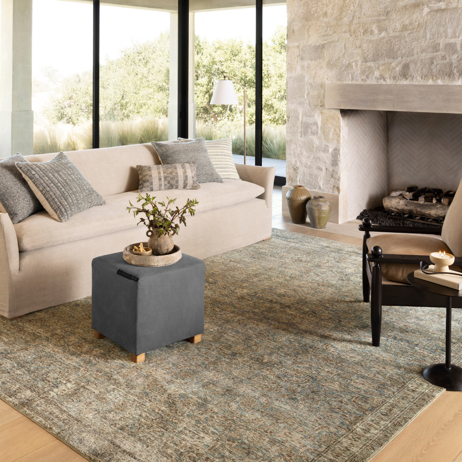 Amber Lewis x Loloi Morgan Sea/Sage Indoor Rug