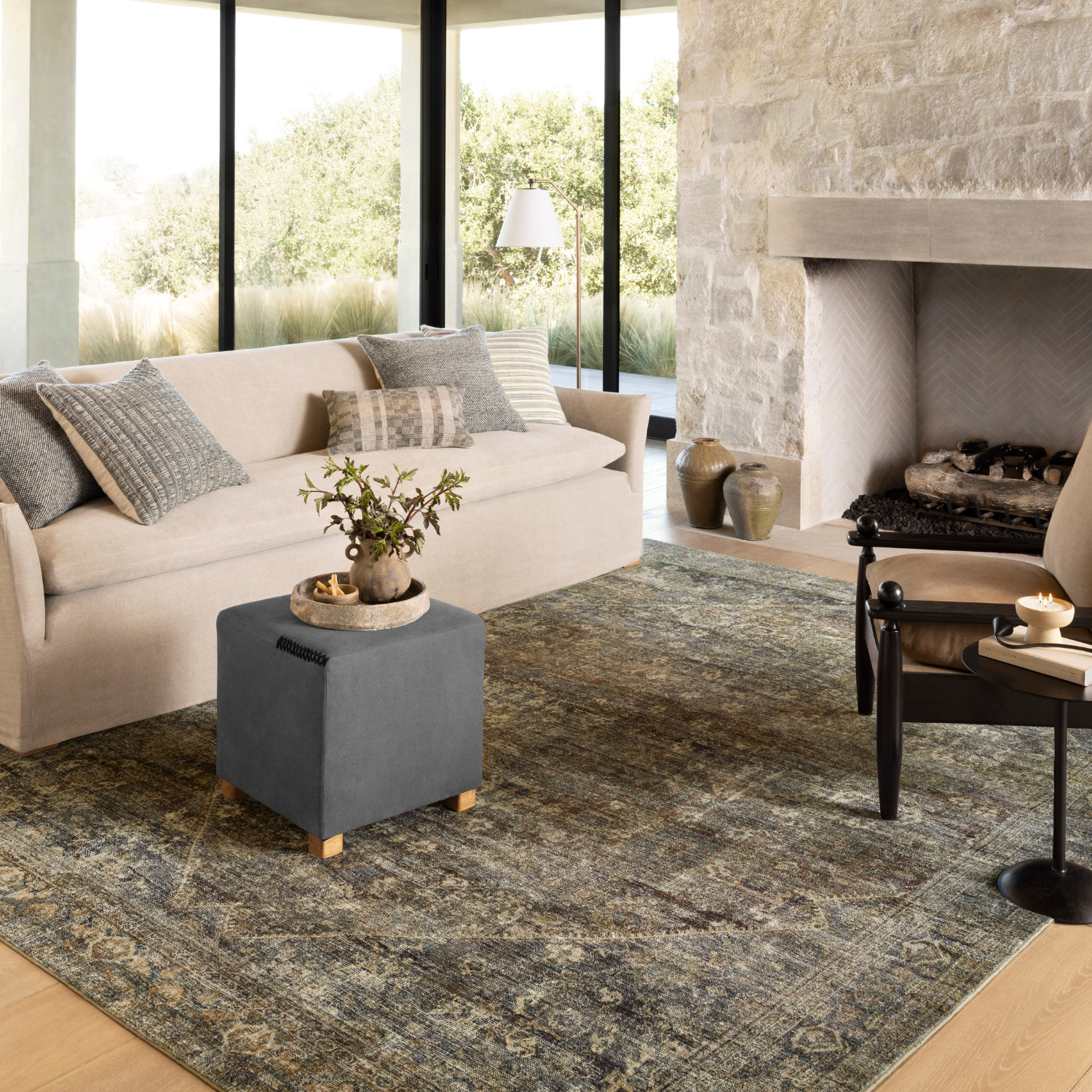 Amber Lewis x Loloi Morgan Spice/Lagoon Rug