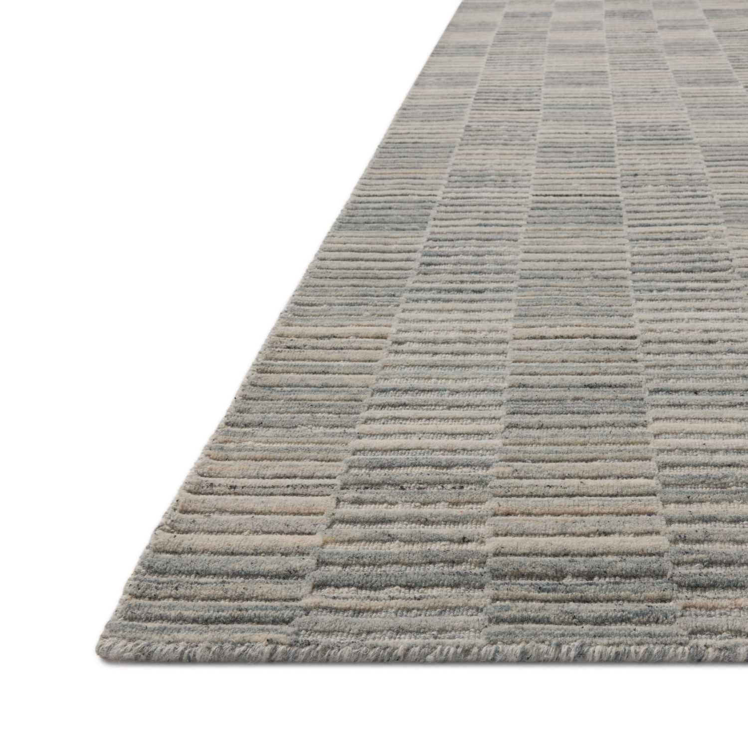 Amber Lewis x Loloi Marlowe Sky/ Natural Wool Blend Rug
