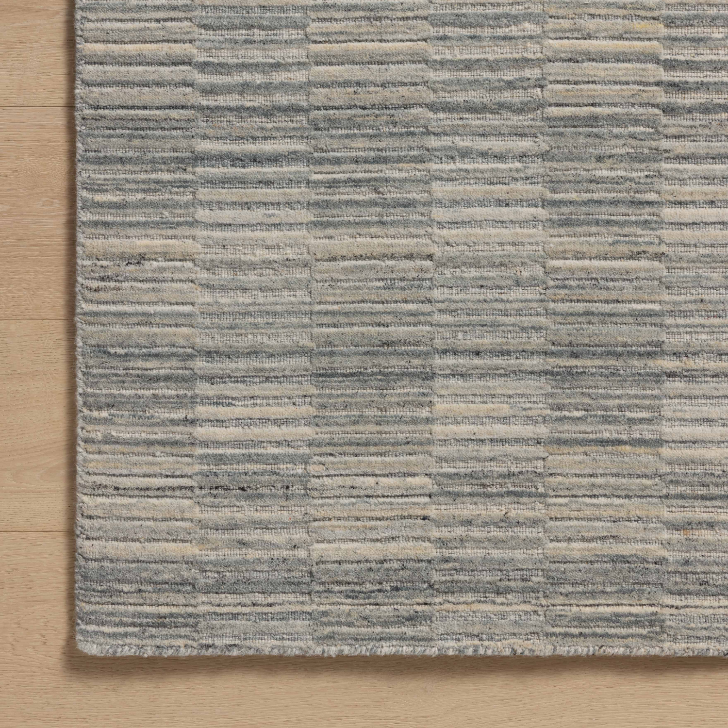 Amber Lewis x Loloi Marlowe Sky/ Natural Wool Blend Rug