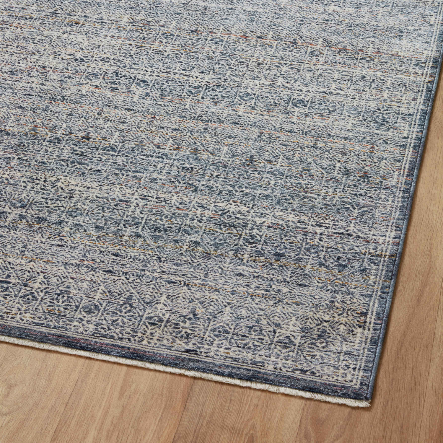 Amber Lewis x Loloi Zuma Denim/ Ivory Rug