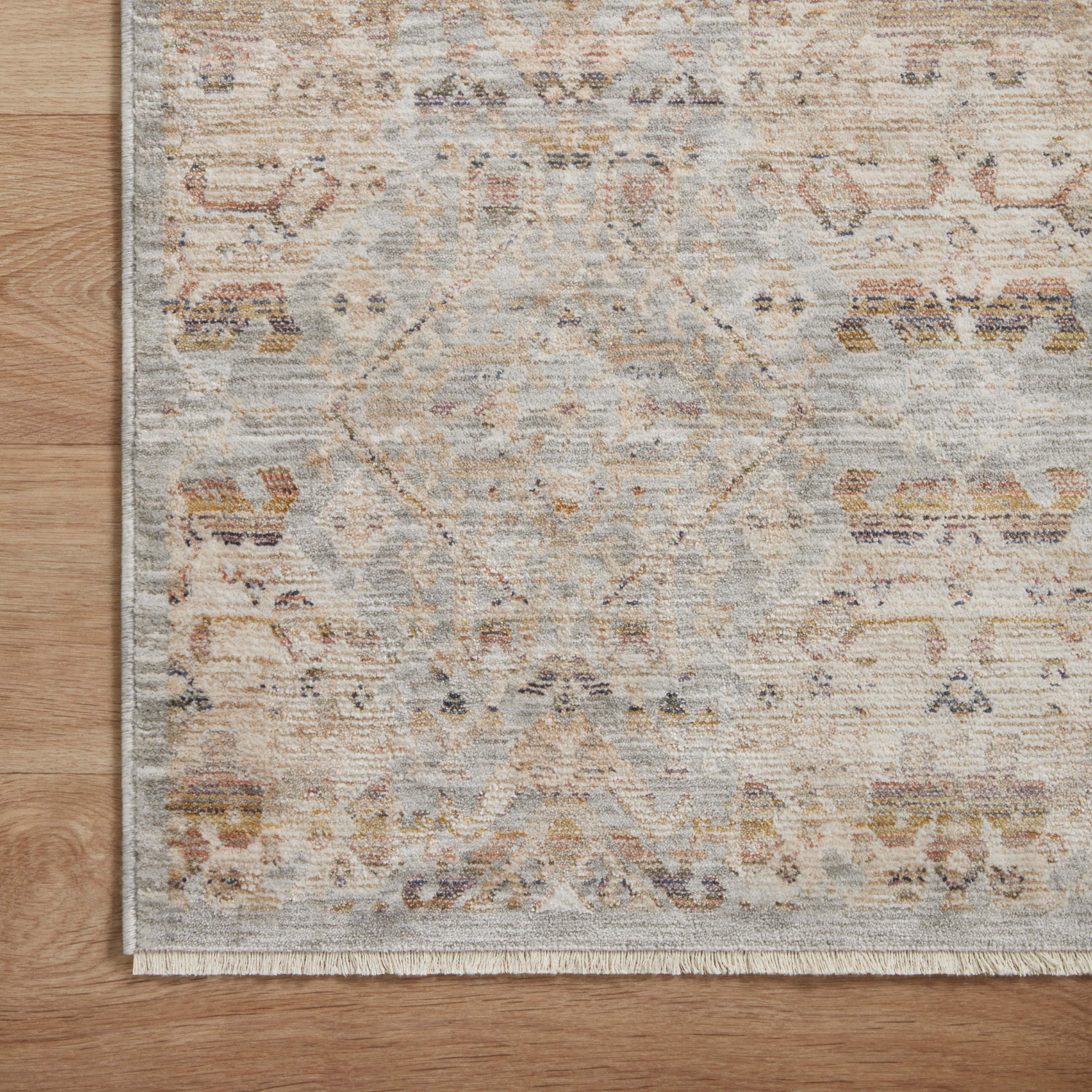 Amber Lewis x Loloi Zuma Silver/ Multi Rug