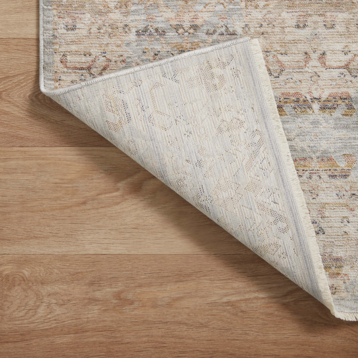 Amber Lewis x Loloi Zuma Silver/ Multi Rug