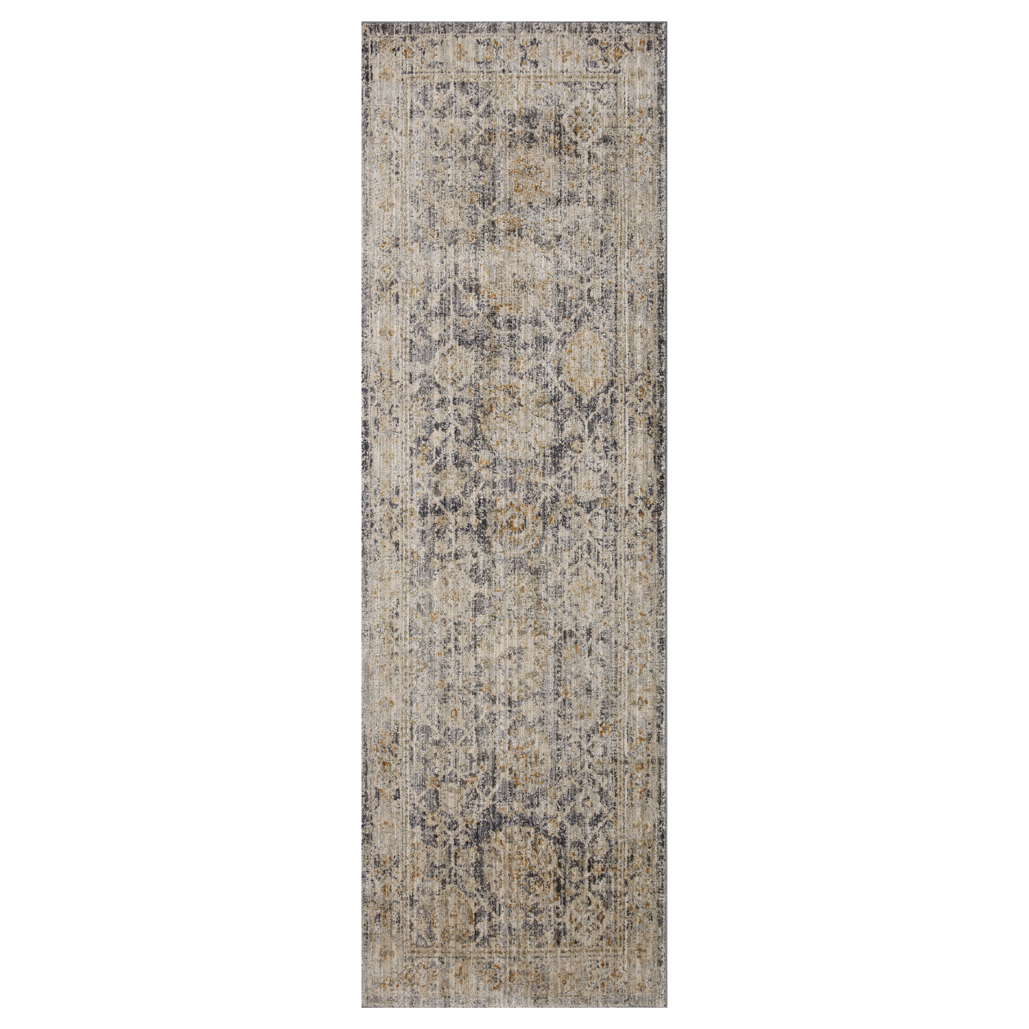 Jean Stoffer X Loloi Katherine Charcoal/ Gold Rug