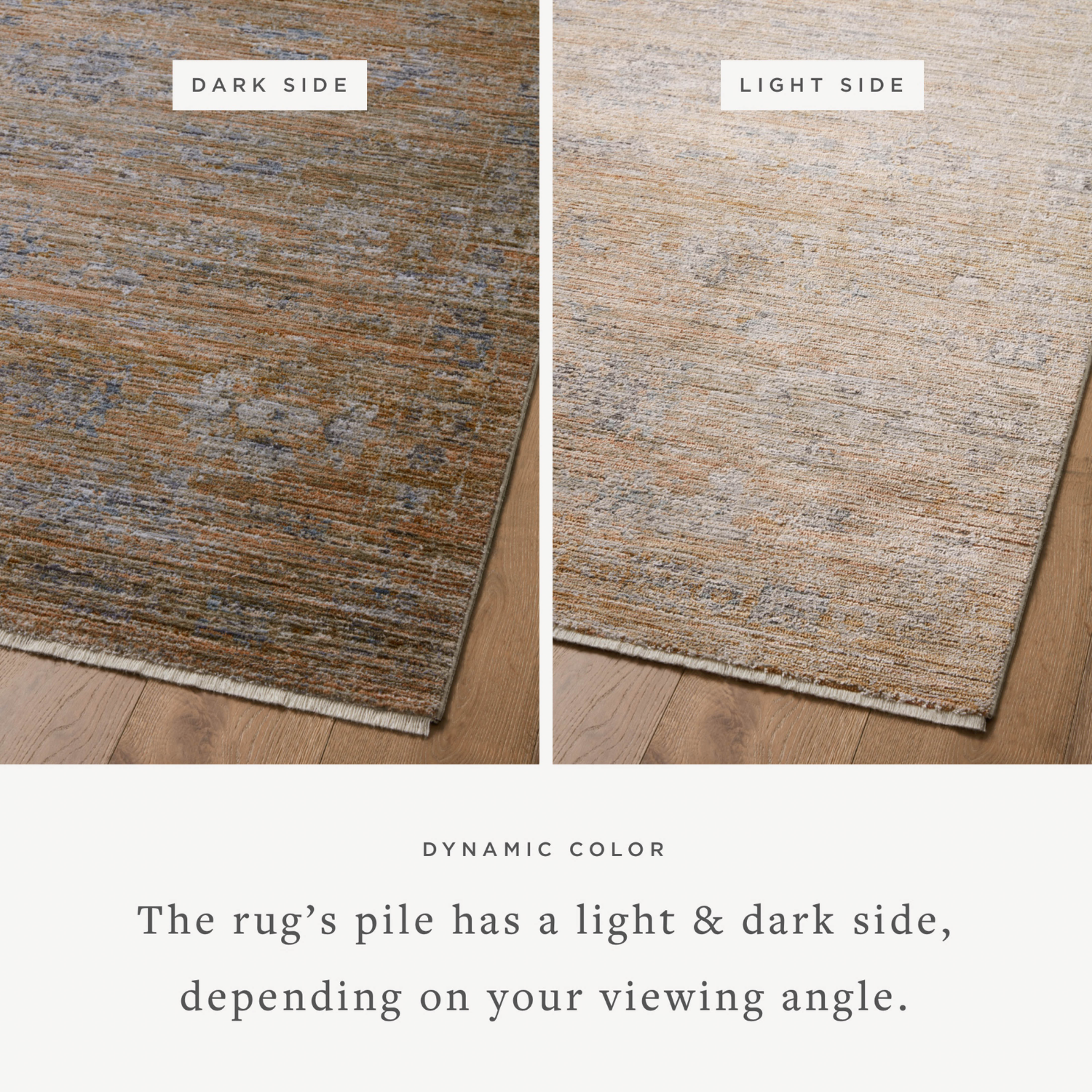 Jean Stoffer X Loloi Katherine Copper/ Steel Rug