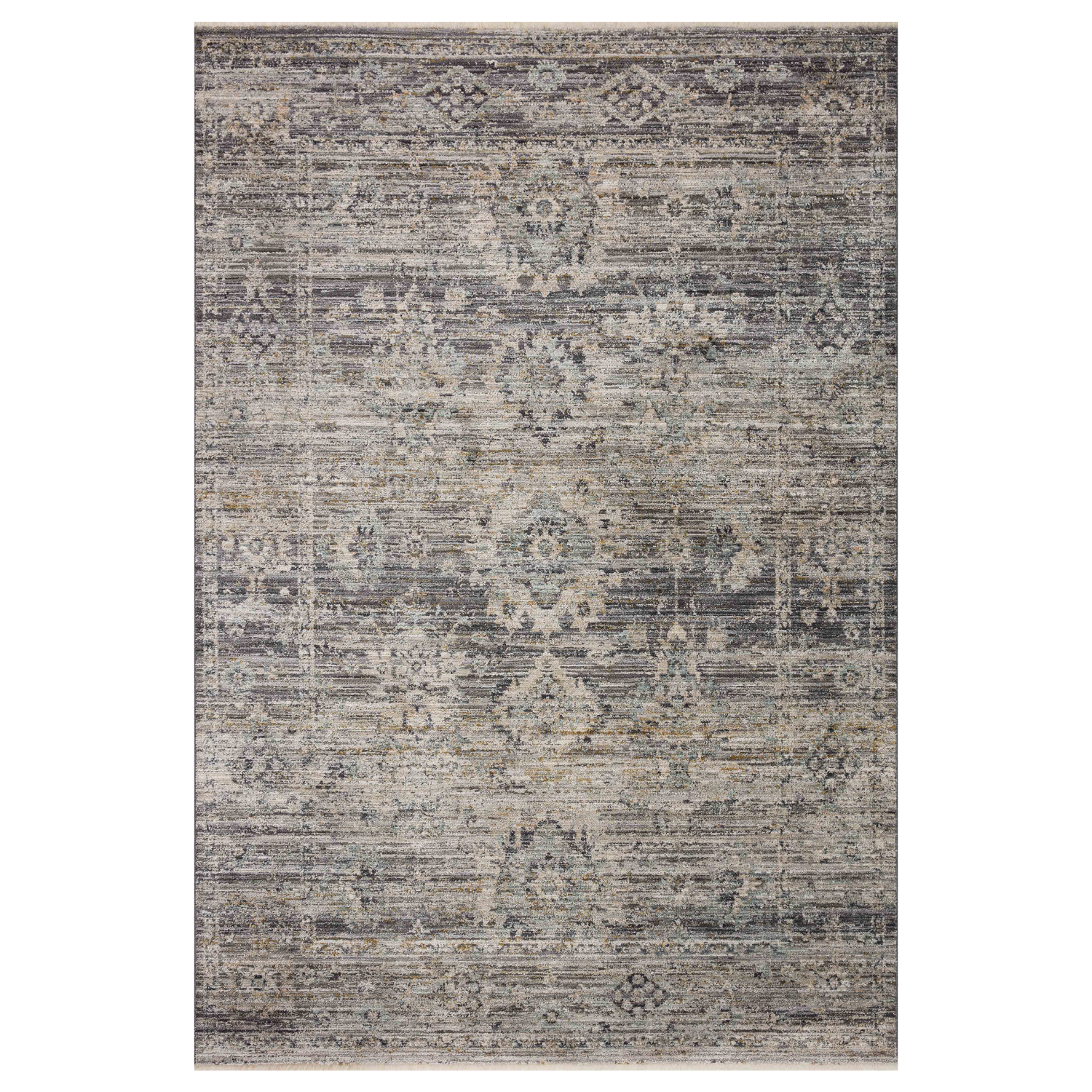 Jean Stoffer X Loloi Katherine Graphite/ Jade Rug