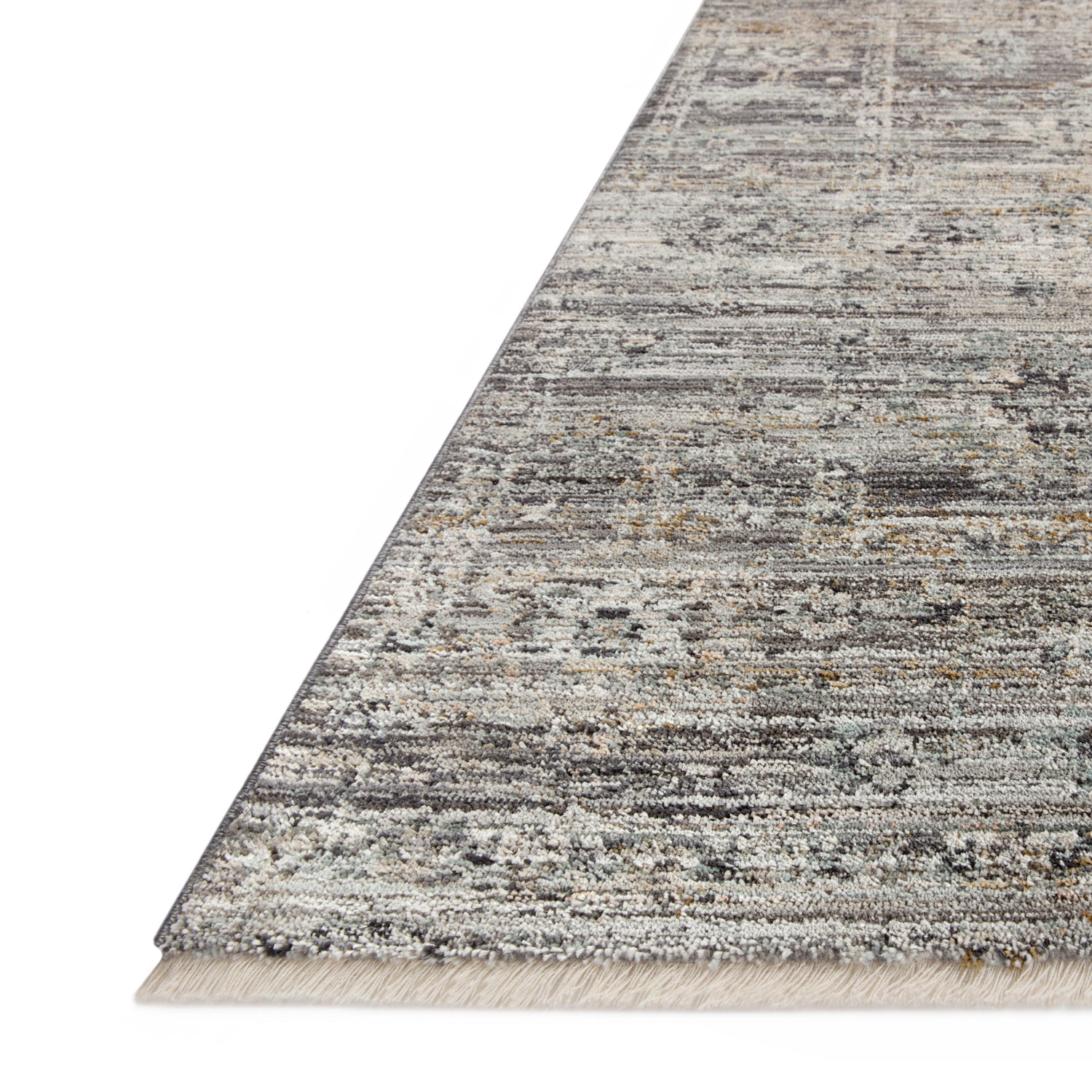 Jean Stoffer X Loloi Katherine Graphite/ Jade Rug