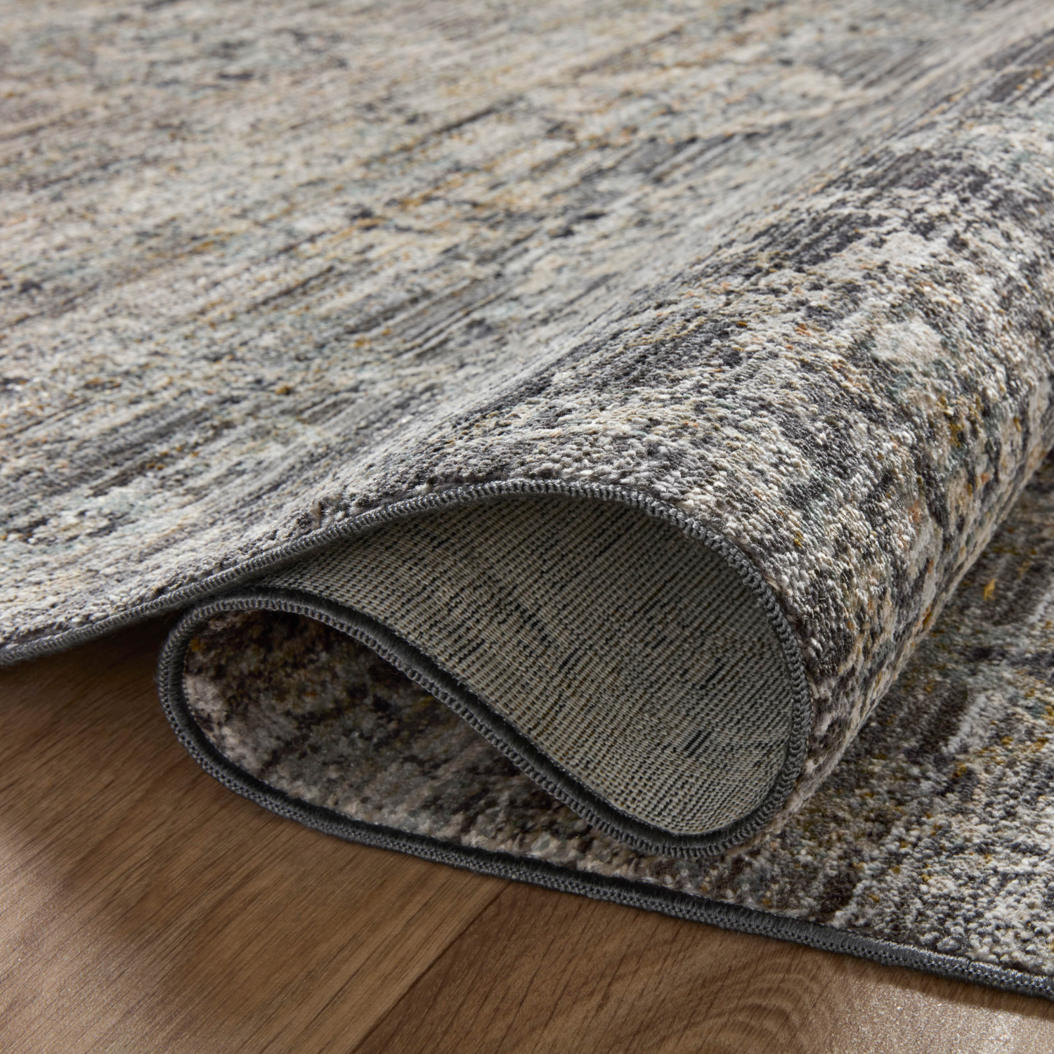 Jean Stoffer X Loloi Katherine Graphite/ Jade Rug