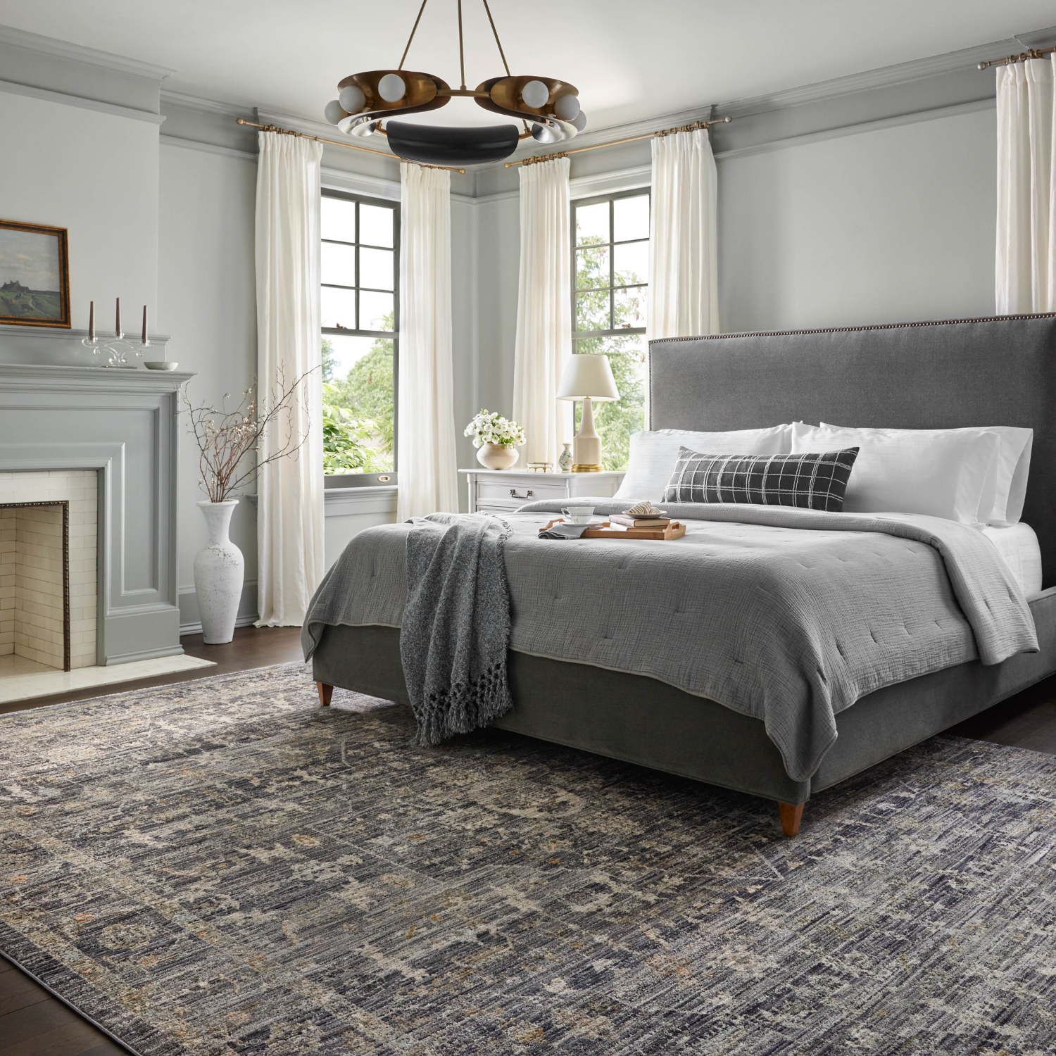 Jean Stoffer X Loloi Katherine Midnight/ Tobacco Rug