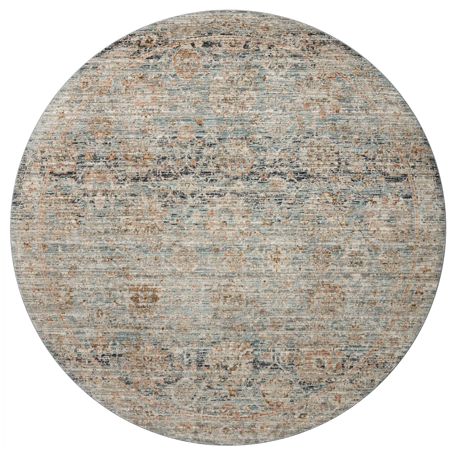 Jean Stoffer X Loloi Katherine Ocean/ Coral Rug