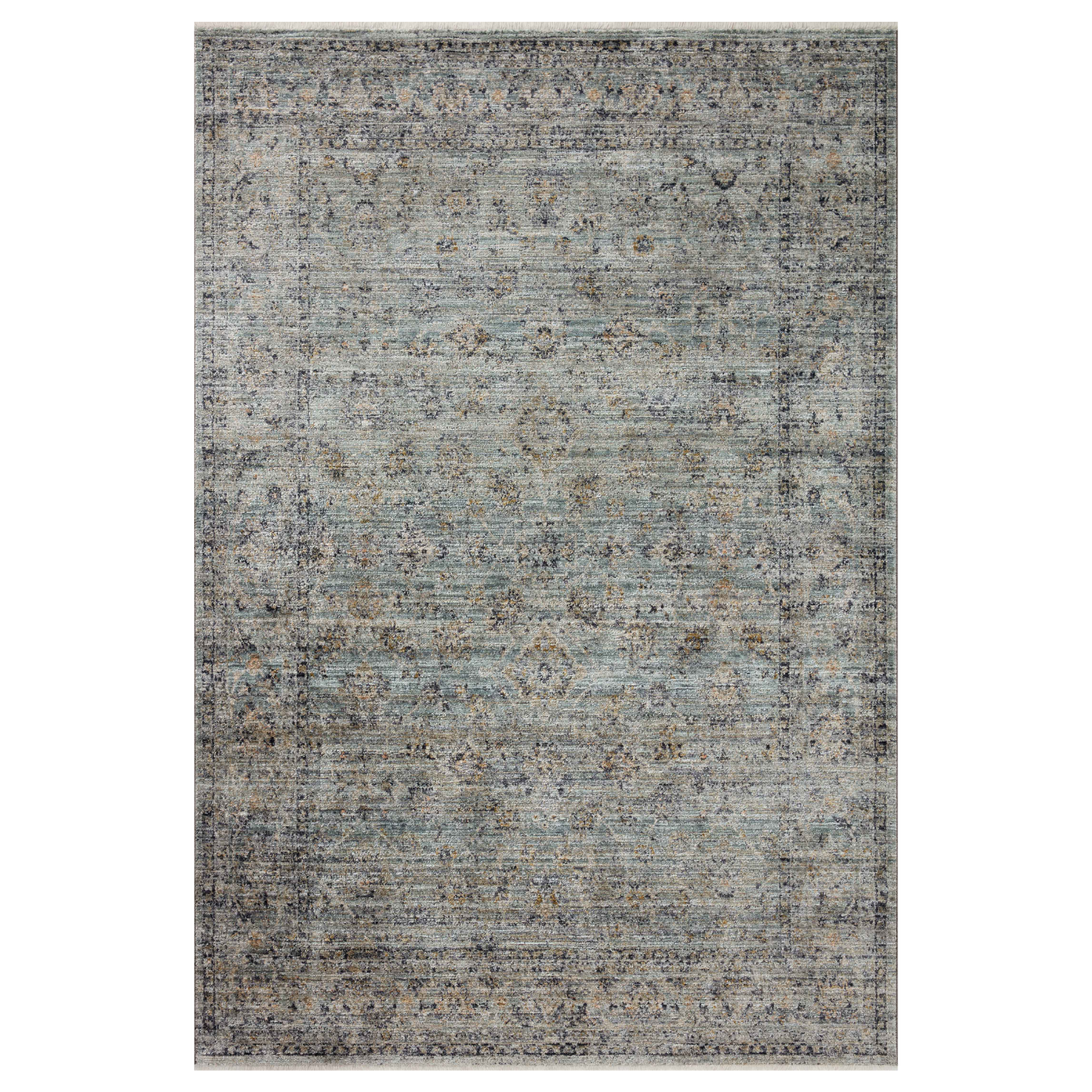Jean Stoffer X Loloi Katherine Ocean/ Gold Rug
