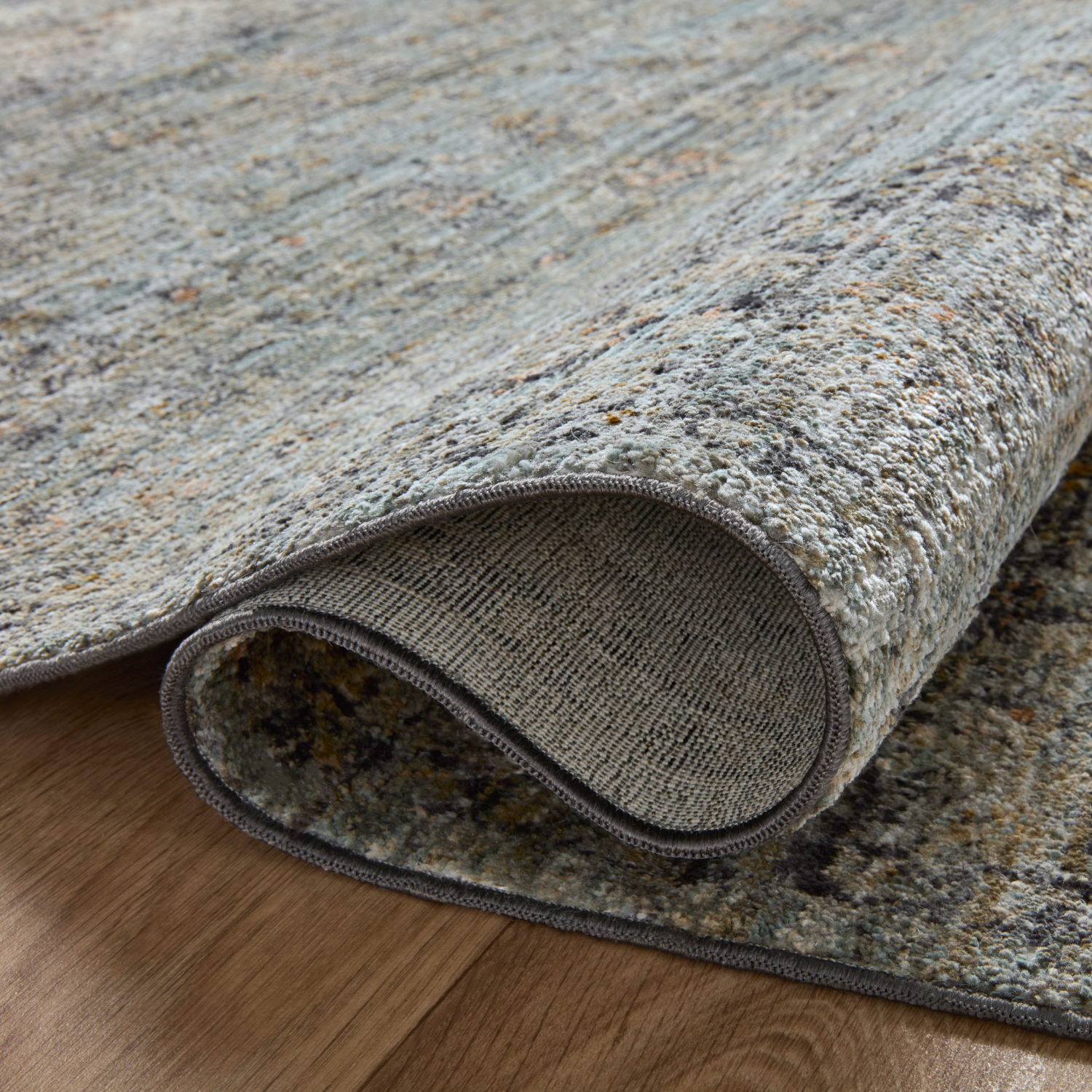 Jean Stoffer X Loloi Katherine Ocean/ Gold Rug