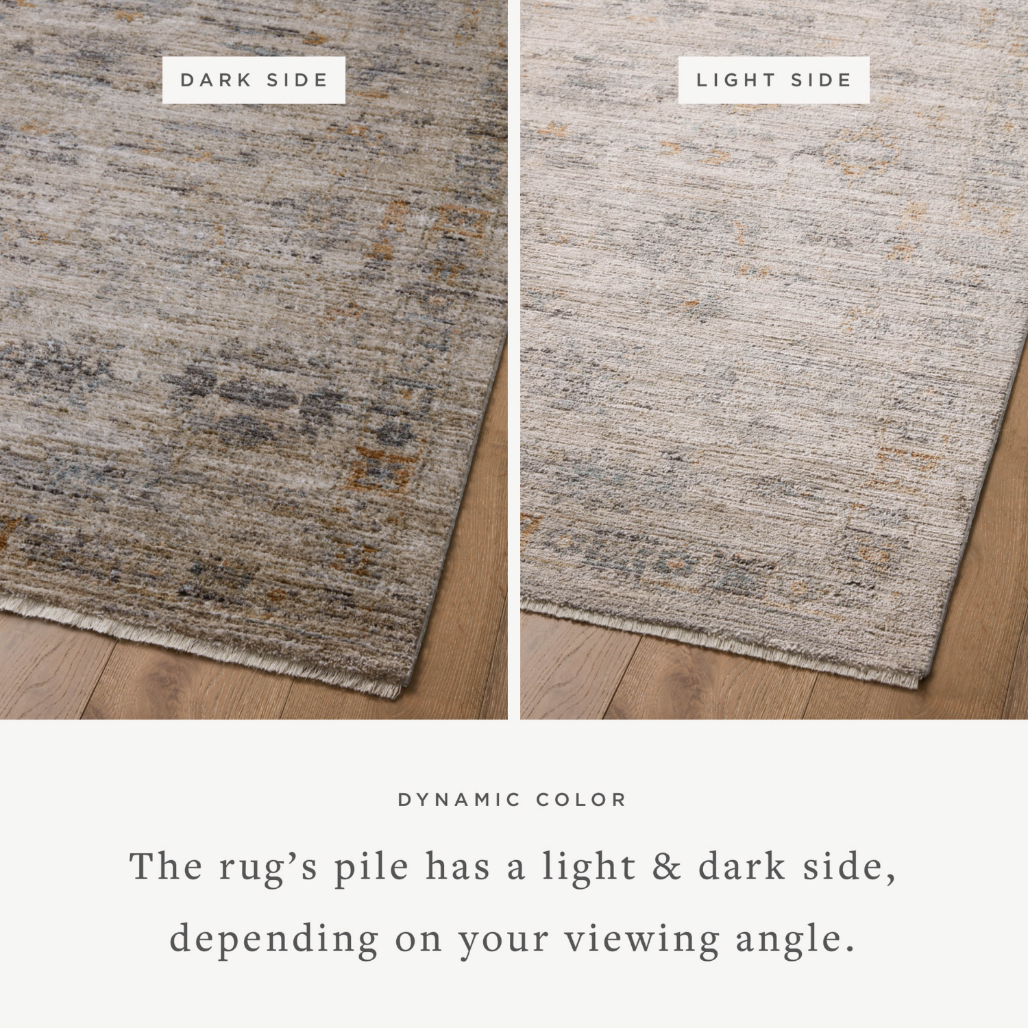 Jean Stoffer X Loloi Katherine Pebble/ Ocean Rug