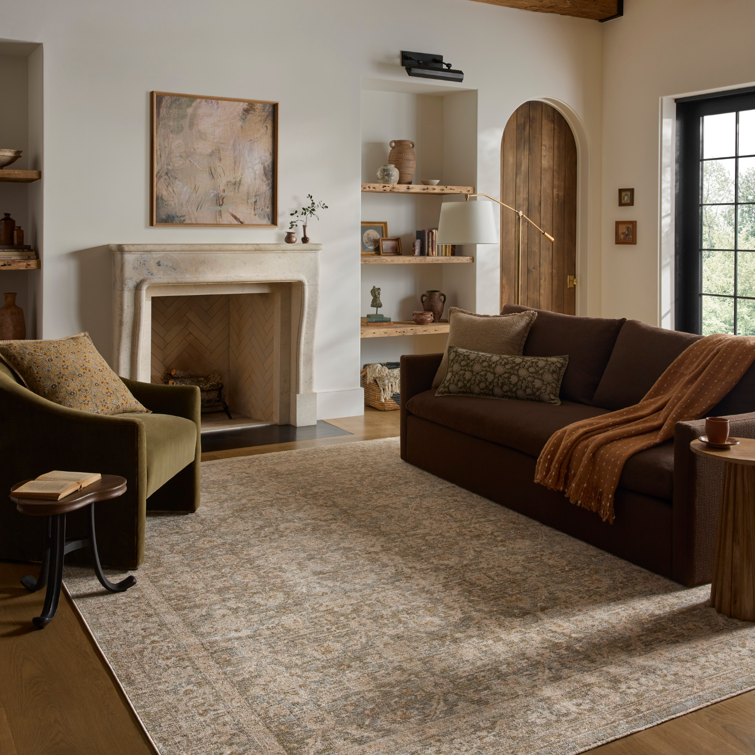 Loloi Elora Sky/ Terracotta Rug