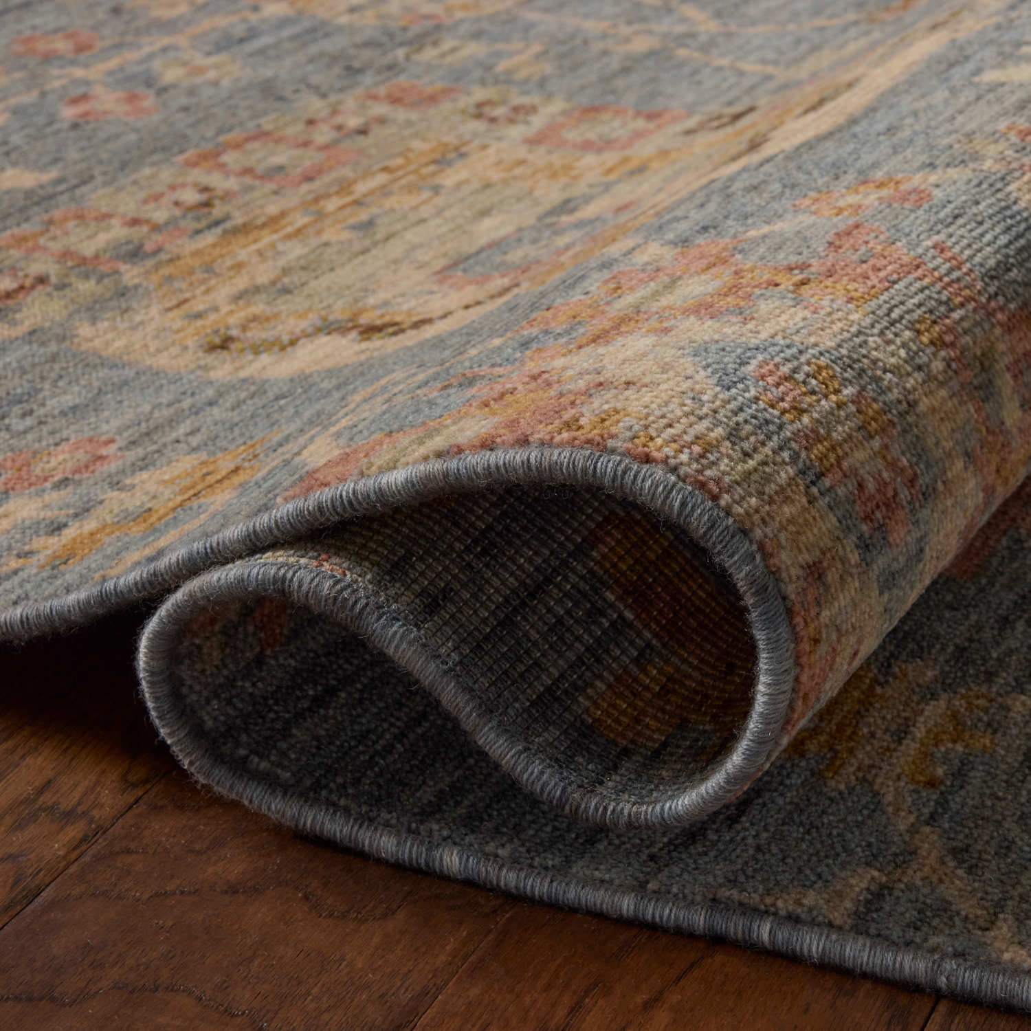 Loloi Reign Denim/ Multi Wool Rug