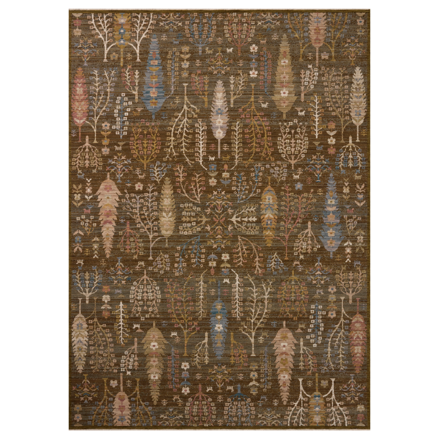 Loloi Reign Moss/ Multi Wool Rug