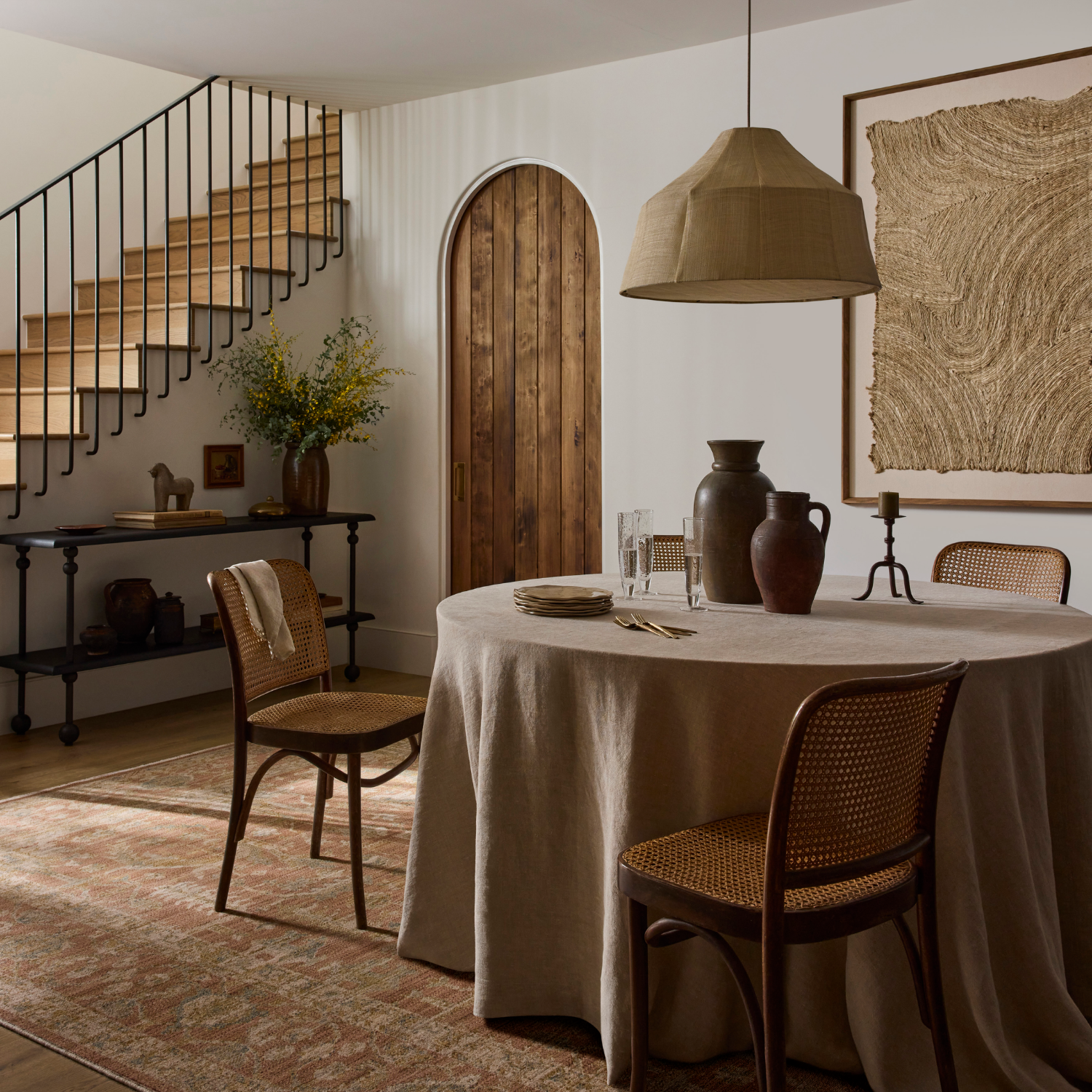 Loloi Reign Terracotta/ Sky Wool Rug