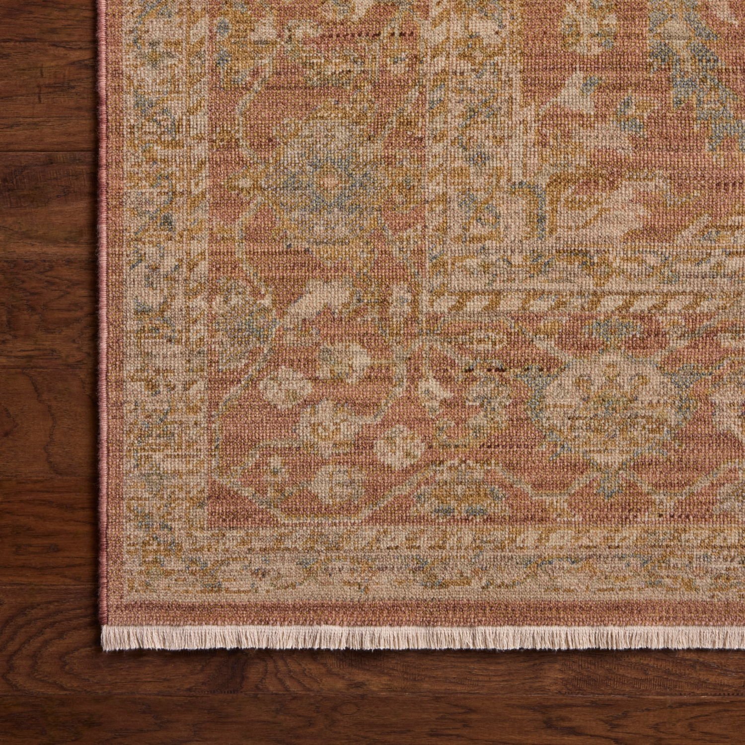 Loloi Reign Terracotta/ Sky Wool Rug